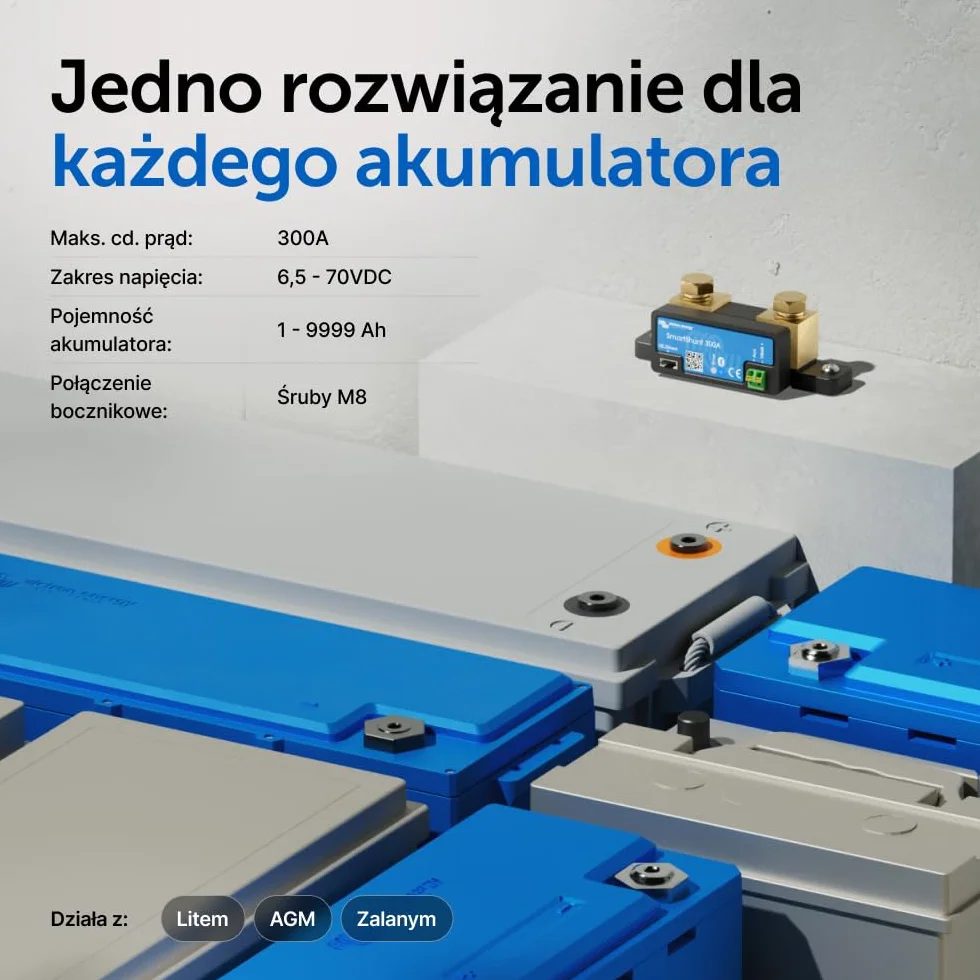 Victron Energy SmartShunt 300A 50mV Monitor Akumulatorów (Bluetooth)