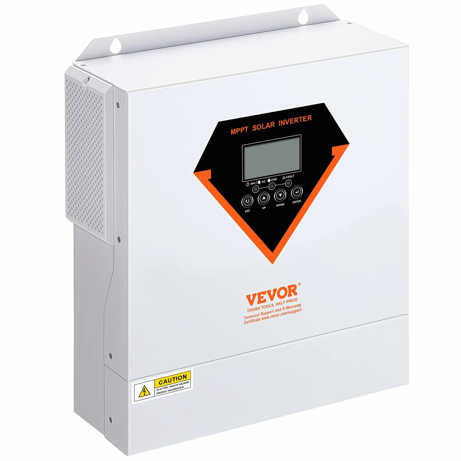 VEVOR Hybrydowy inwerter 3500 W, hybrydowy falownik solarny ładowarka zewnętrzna czysta fala sinusoidalna 230 V AC z wbudowanym kontrolerem ładowania słonecznego MPPT 60 A, ładowanie hybrydowe,