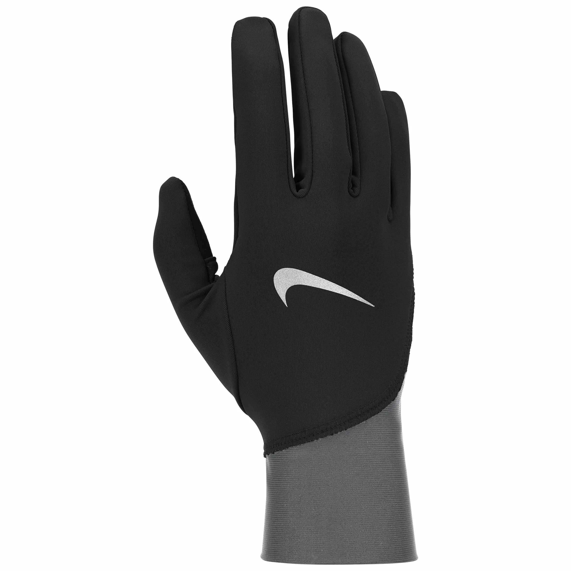 Nike Mężczyźni Pacer Midweight RG Rękawice biegowe Black/Smoke Grey/Silver L