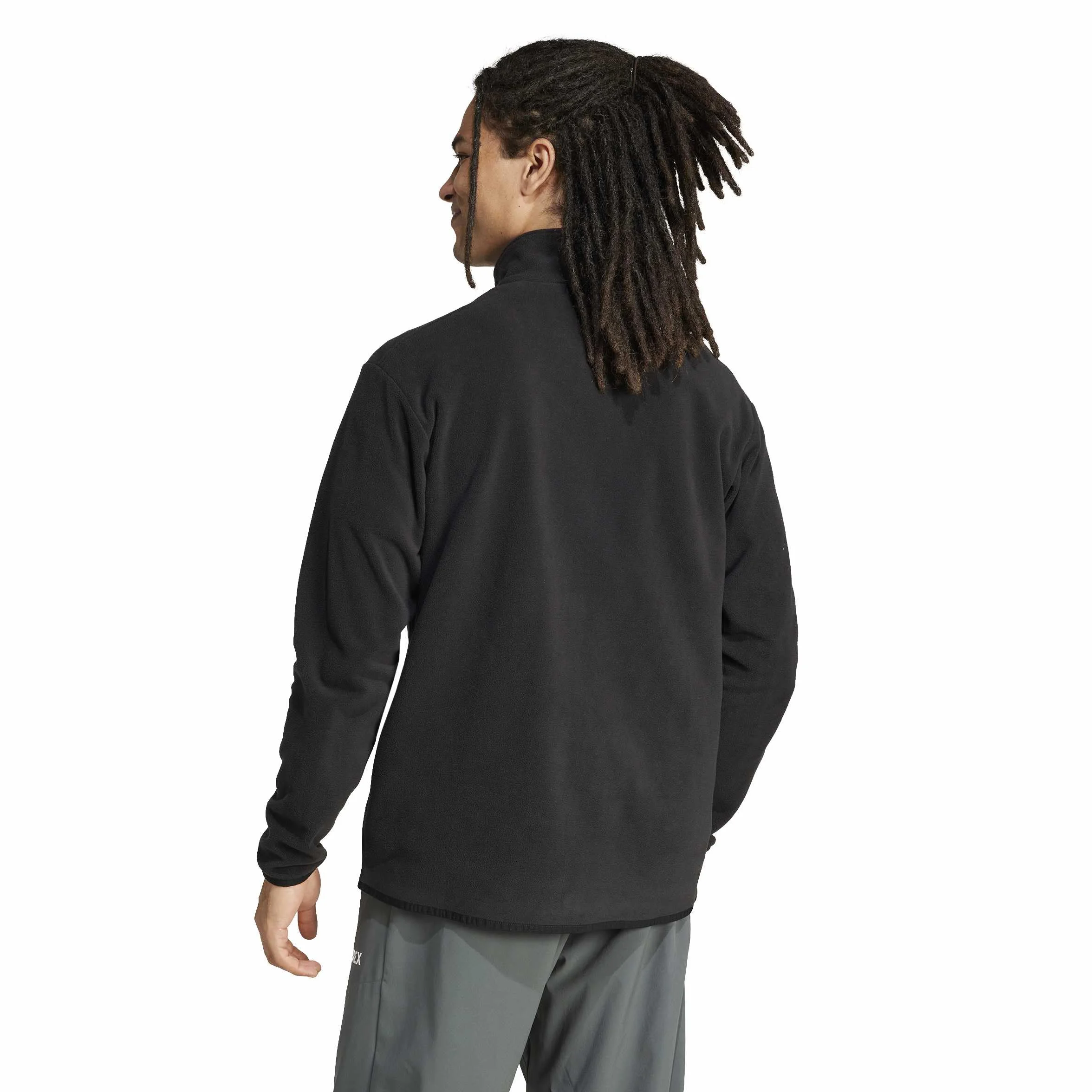 adidas Mężczyźni Terrex Multi Essentials Half Zip Fleece Jacket, black, M