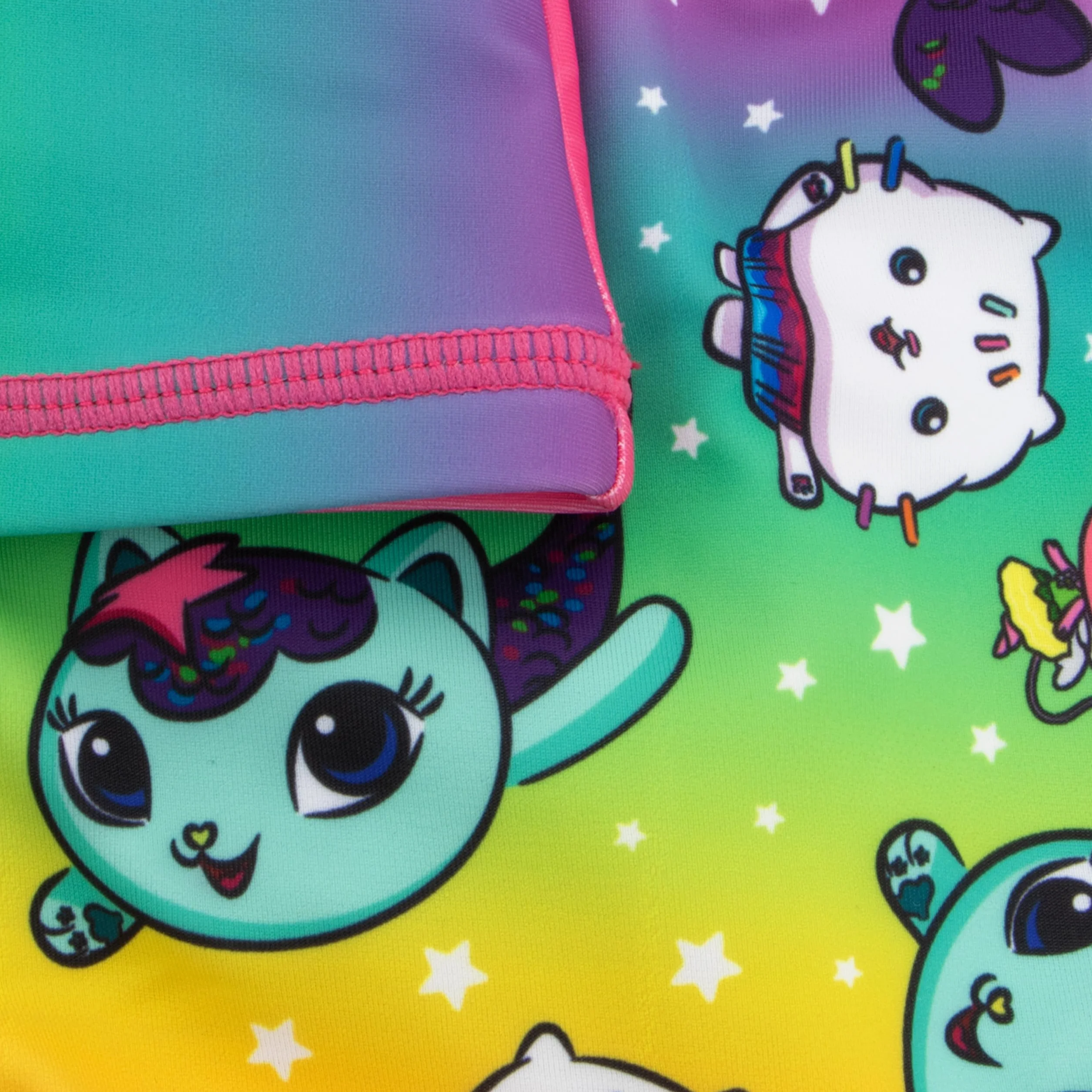 Kostium kąpielowy Gabby’s Dollhouse, Kostium Kąpielowy Dla Dziewczynek Gabby I Pandy Paws, Dwuczęściowy Strój Dla Dziewczynek Z Kokardkami