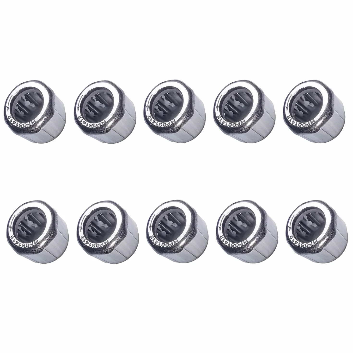 10 sztuk łożysk igiełkowych HF081412 pierścień zewnętrzny, ośmiokąt, jednokierunkowy, łożysko igiełkowe, 8 x 14 x 12 mm, dla przemysłu produkcyjnego