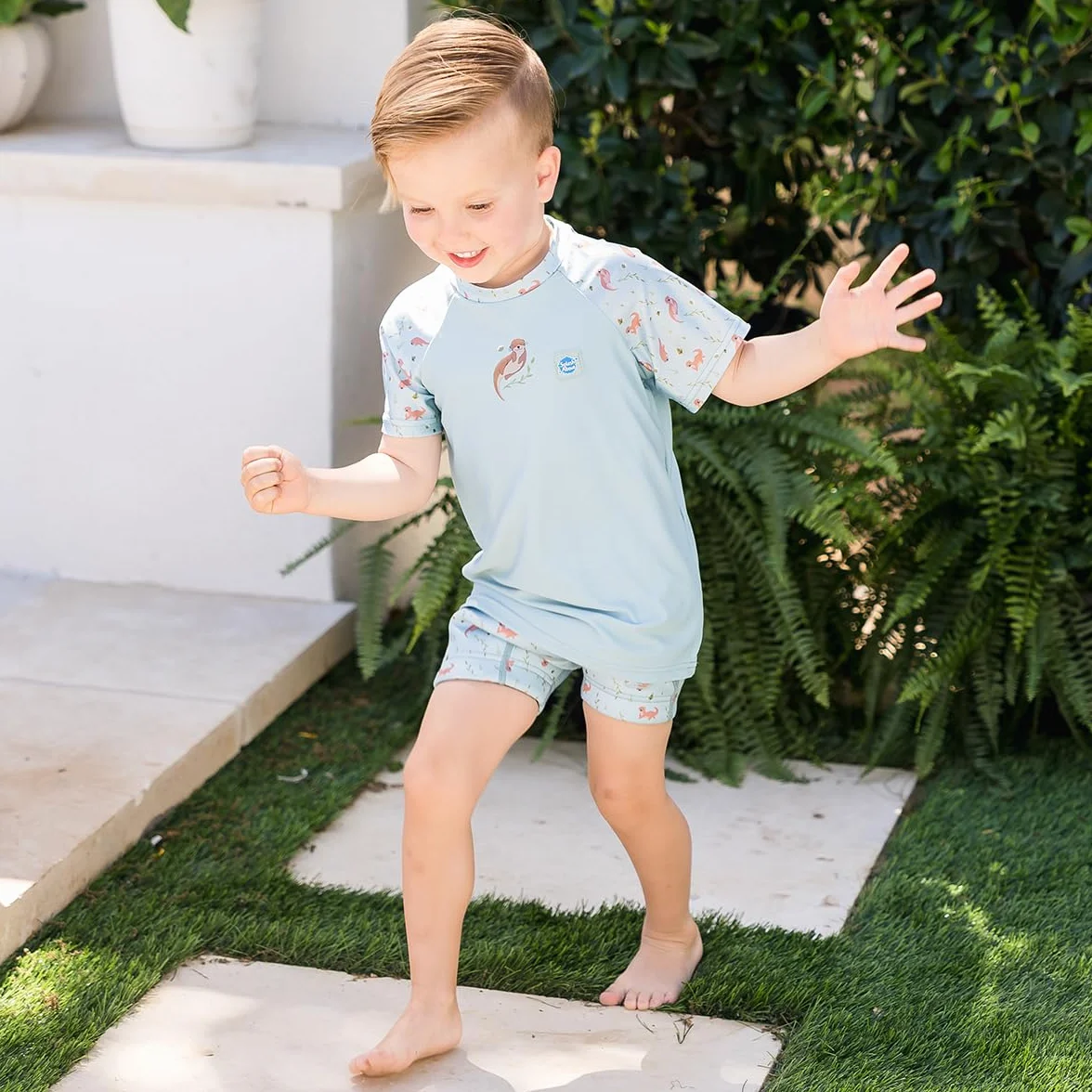 Splash About Toddler Jammers Leak Proof Swim Shorts, Playful Otters, 2-3 lat