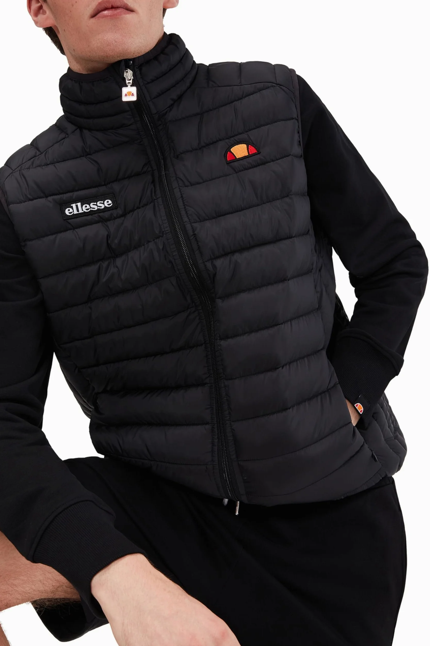 Ellesse Męski Kamizelka Bardy, Black