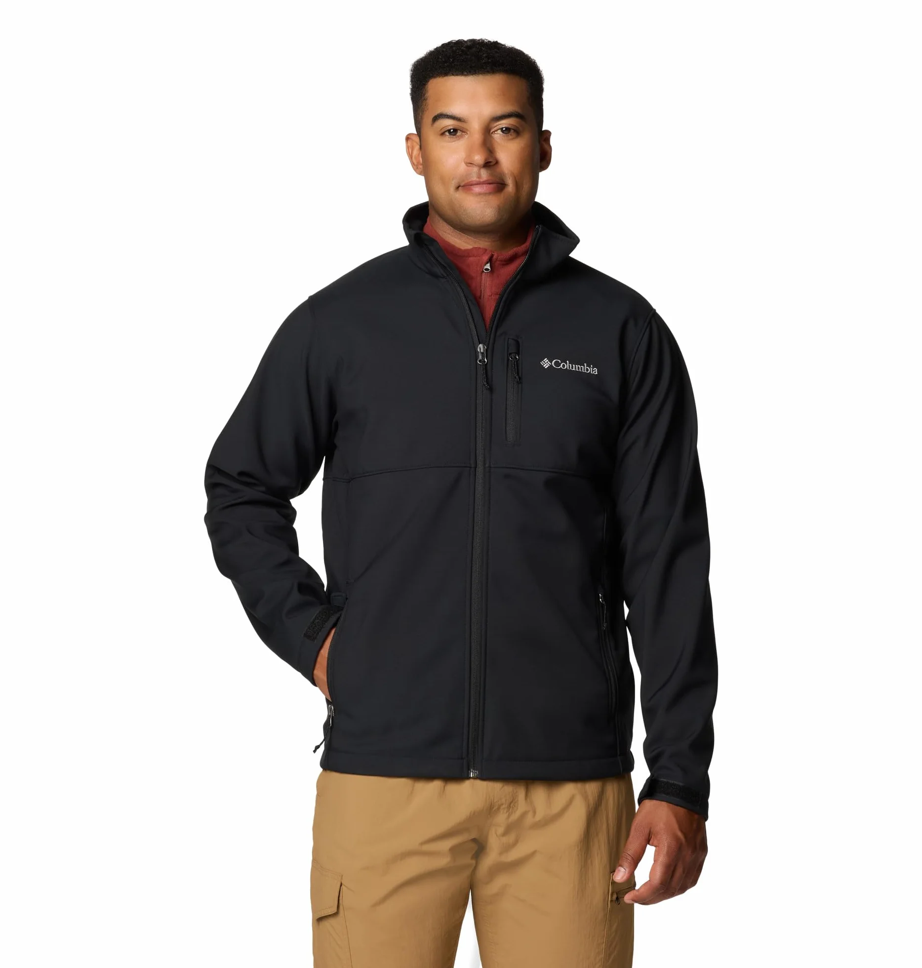 Columbia Męska kurtka softshellowa Ascender, czarna, M
