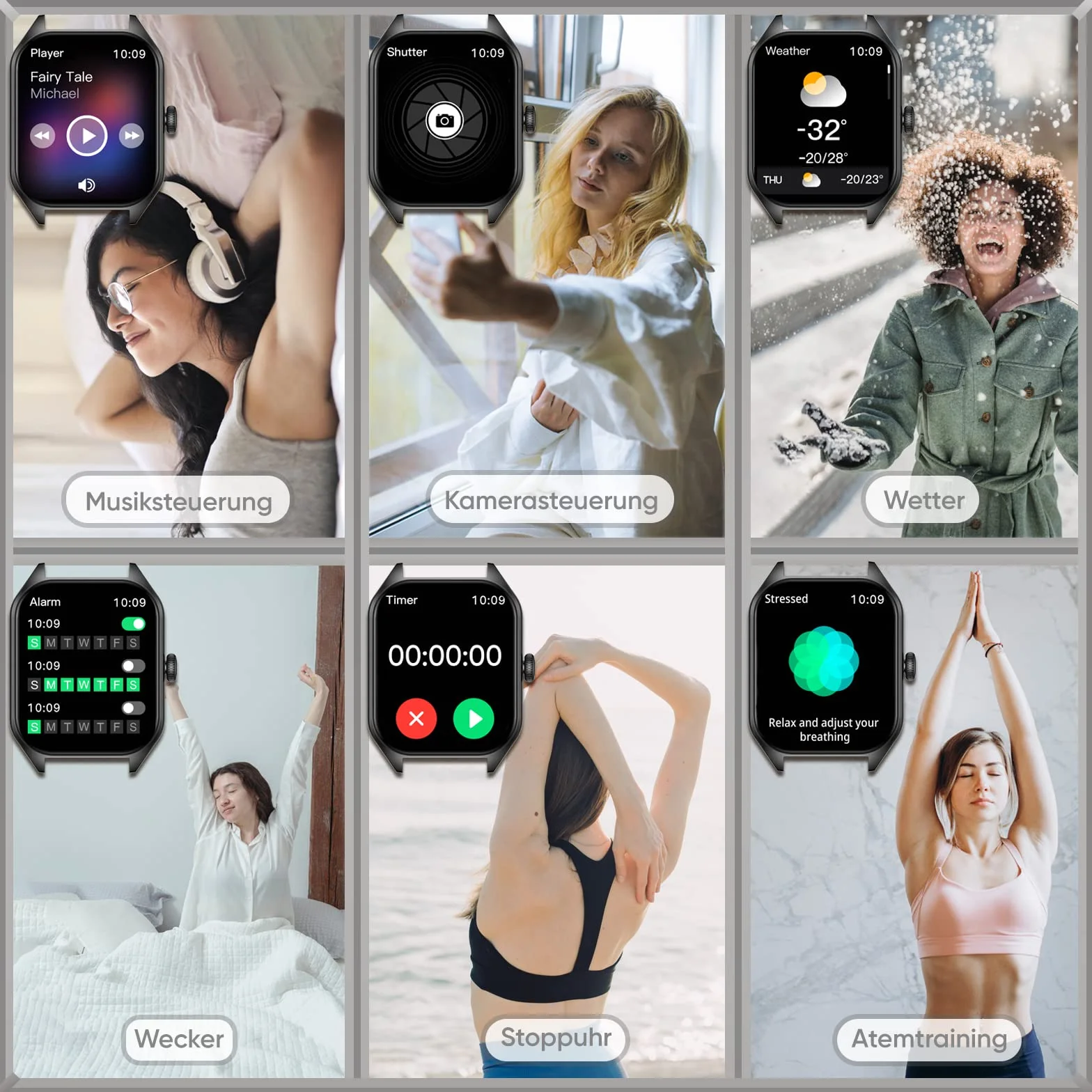 Zegarek Damski Smartwatch Z Funkcją Telefonu - Android, Whatsapp, 1,85" Ekran, Smart Watch, Tracker Fitness, Krokomierz+