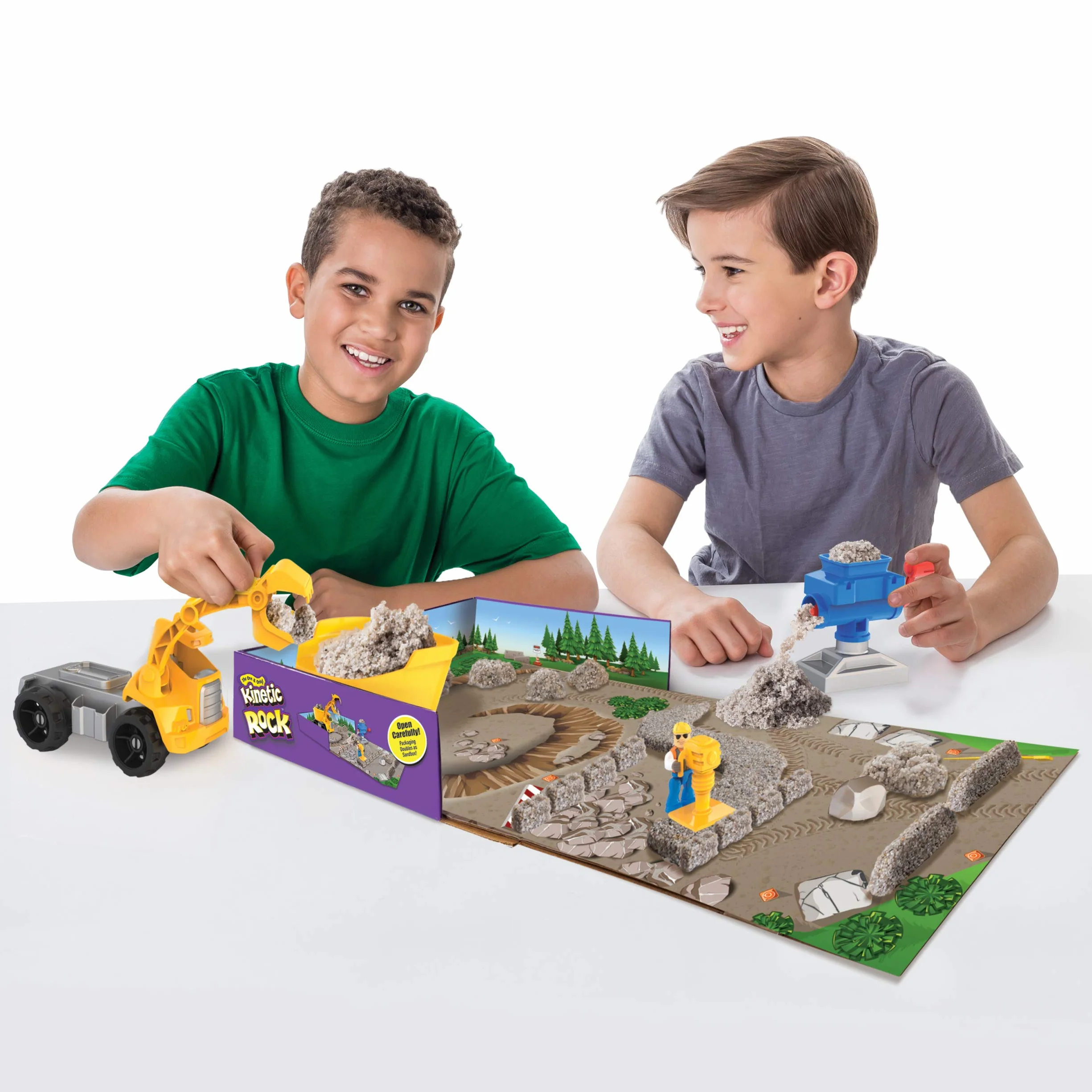 Kinetic Sand 6033177 Zestaw do kruszenia skał, wielokolorowy