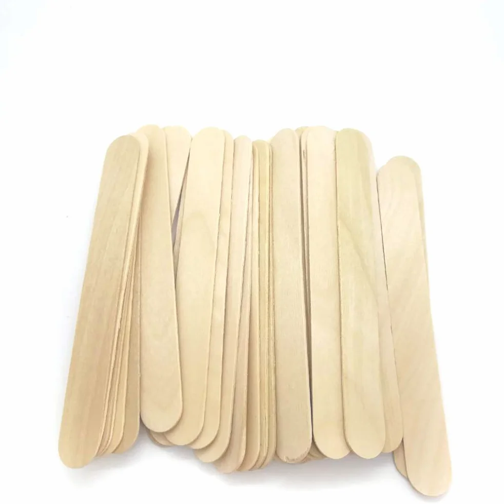 Drewniana szpatułka do ust, niesterylna do użytku zewnętrznego, 100 sztuk, 2 cm x 15 cm