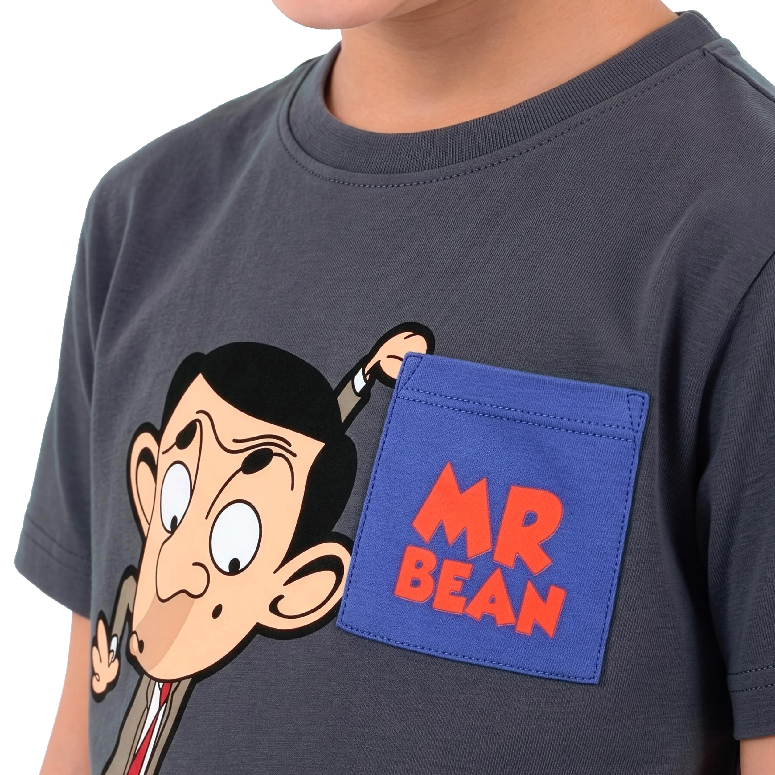 Piżama Chłopięca Mr Bean, Krótki Rękaw, Zestaw Piżamy Dziecięcej, Letnia Piżama Dla Chłopca