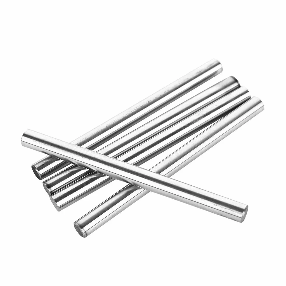 DollaTek 5 szt. 8 mm średnica pręta 100 mm stalowy cylindrowy liniowy wałek liniowy oś optyczna