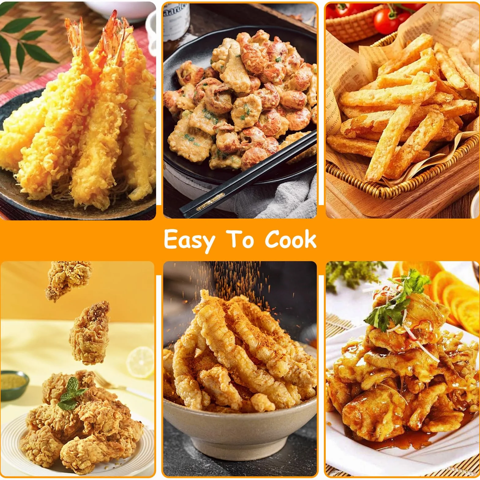 Frytkownica, garnek do smażenia w stylu japońskim, japońska frytkownica tempura, z termometrem i pokrywką, japoński garnek do smażenia ze stali nierdzewnej, do frytek, skrzydeł kurczaka i krewetek (20