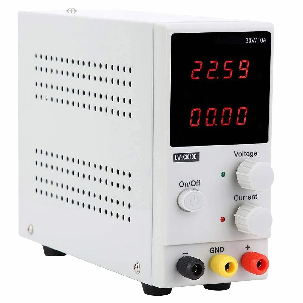 Zasilacz impulsowy DC LW-K3010D 30V 10A regulowany stołowy z wyświetlaczem LCD 220V