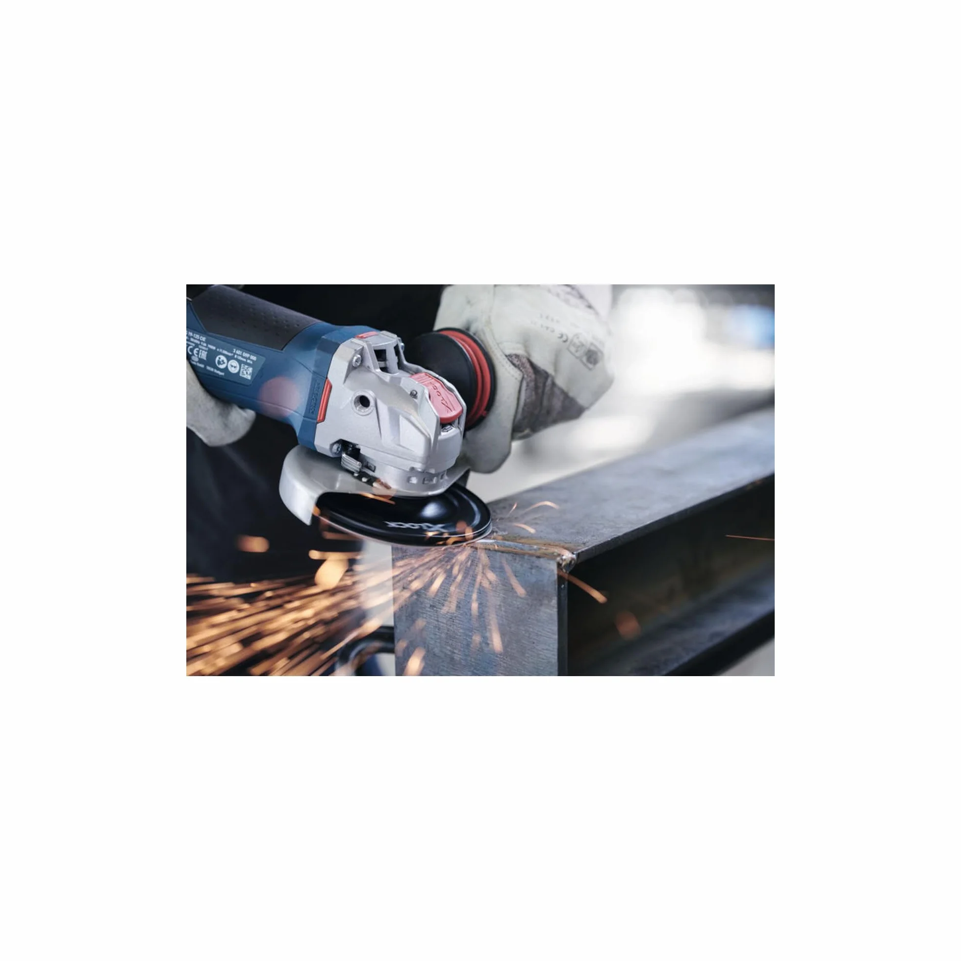 Bosch Professional Tarcze ścierne z włókniny z systemem X-LOCK, Ø 125 mm, G 24, R444, Expert for Metal, 1 szt. D= 125 mm; K= 24