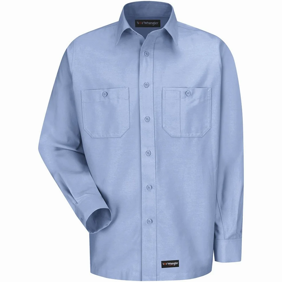 Wrangler Odzież robocza męska koszulka robocza z długim rękawem