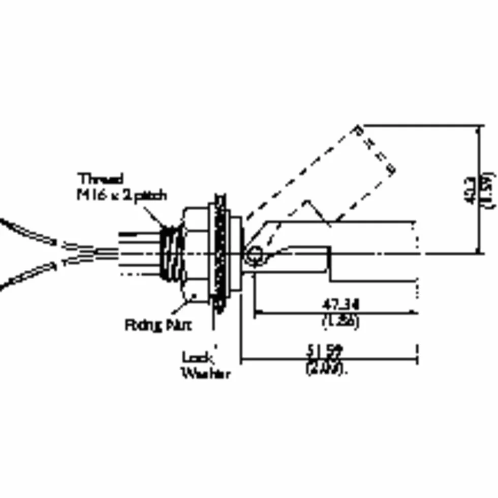 Czujnik poziomu TE Connectivity CLS 803-51 250 V/AC, 100 V/DC 1 A 1 NO (T), 1 NF (R) IP65 1 szt