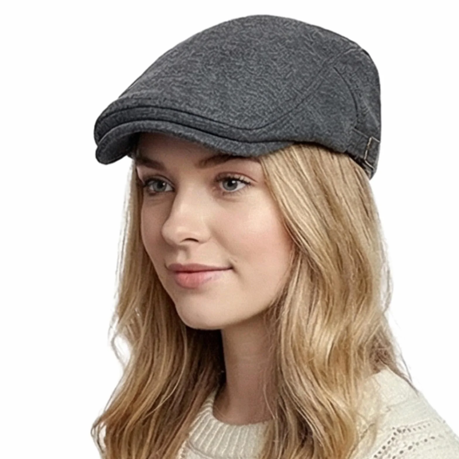 Regulowana czapka z daszkiem, męska, bawełniana czapka z daszkiem, beret Gatsby Newsboy Cap
