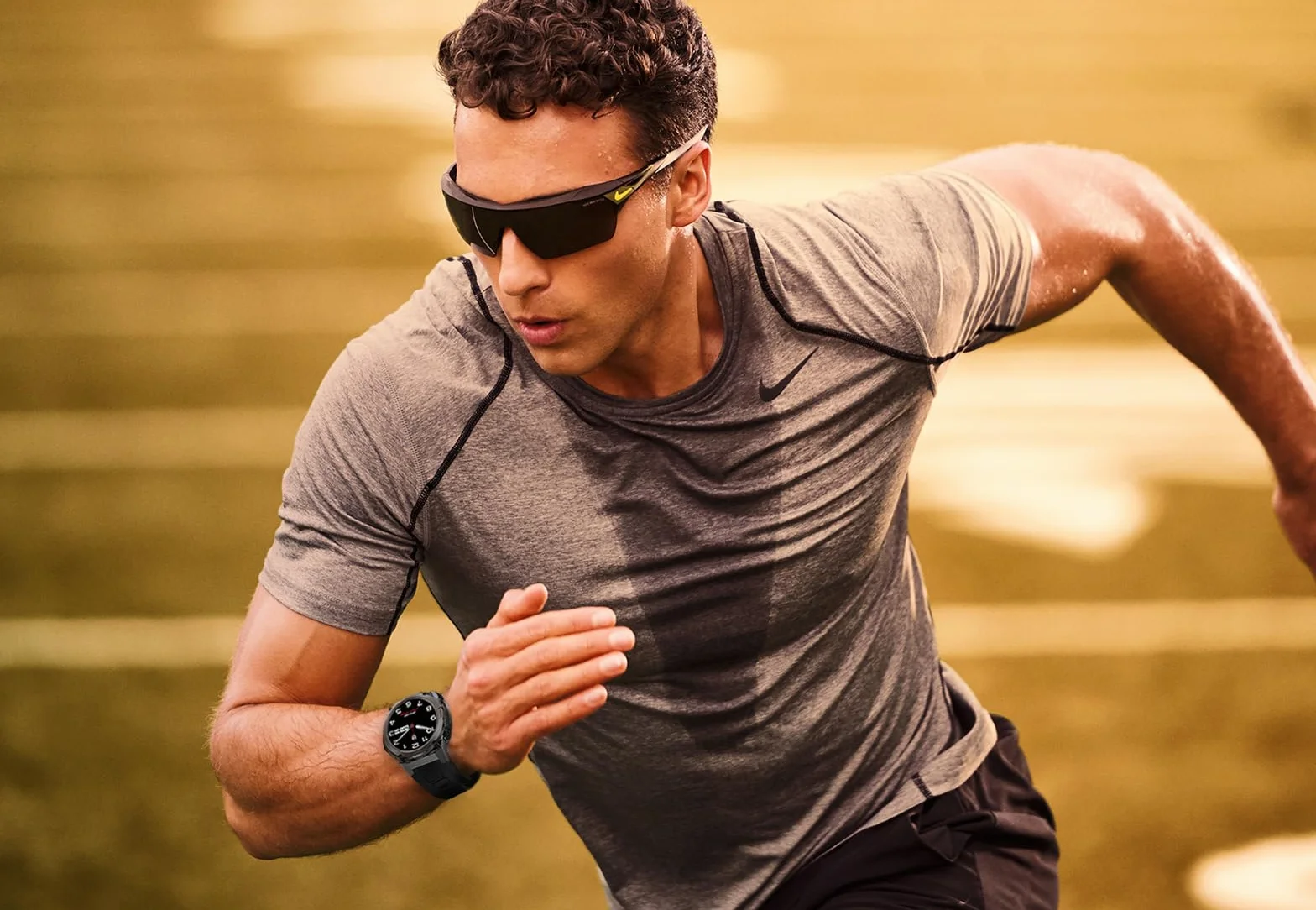 Maxcom - FW63 Cobalt Pro Smartwatch – zegarek fitness i sportowy – dla mężczyzn – wodoodporny – z monitorowaniem ciśnienia krwi, tętna i snu – wytrzymały – bardzo mocny akumulator – okrągły – z gumową