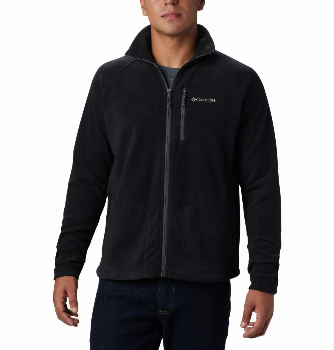 Columbia Fast Trek 2 Full Zip Fleece, Kurtka polarowa Mężczyźni, Black, XXL