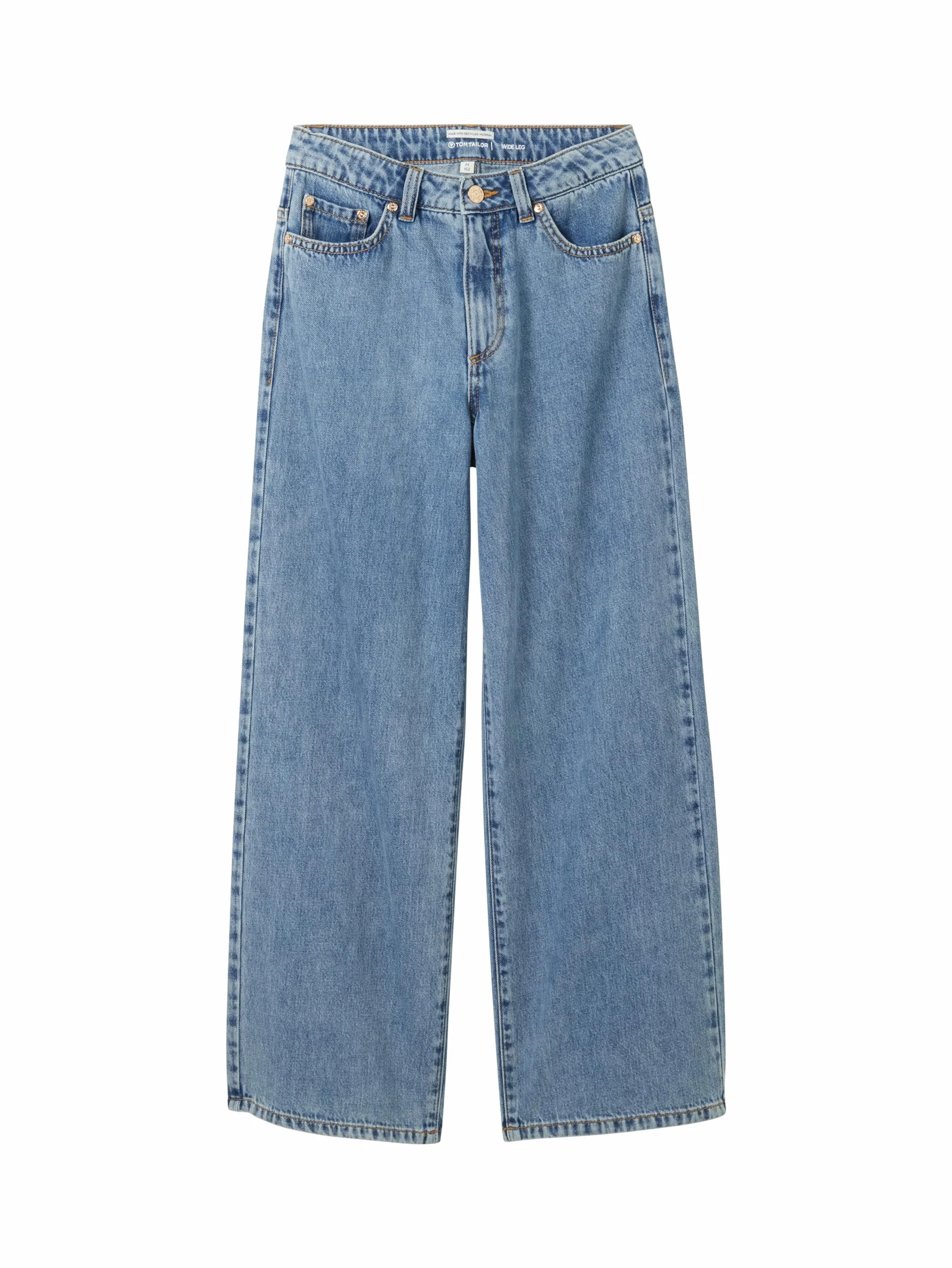 TOM TAILOR 1041068 - Dżinsy dziecięce Wide Leg Fit Dziewczynki