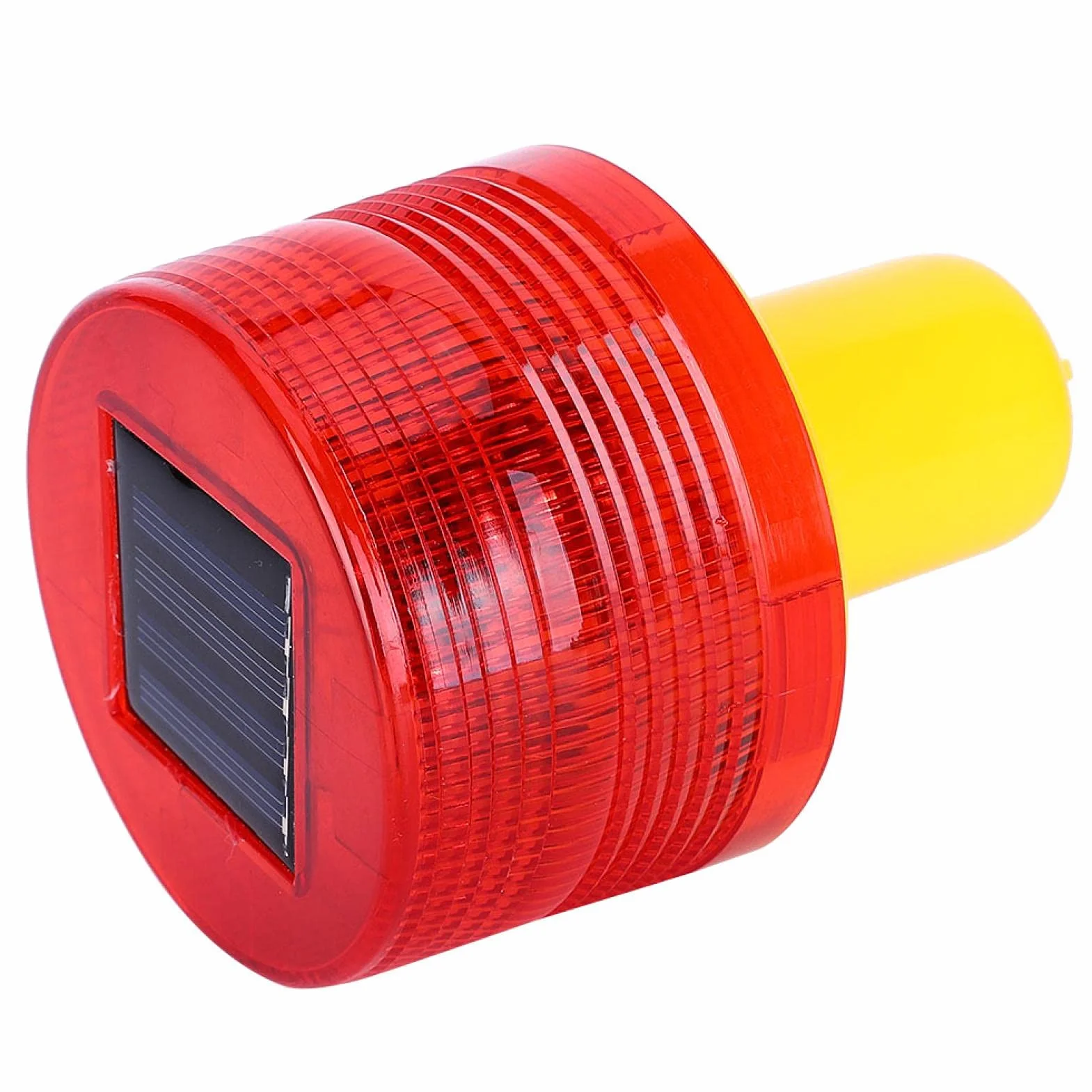 Solarna lampa ostrzegawcza LED, 1 szt. 300A plastikowa super jasna słoneczna dioda stroboskopowa ostrzegawcza lampa błyskowa lampa alarmowa do tralek drogowych łódź drogowa czerwone światło