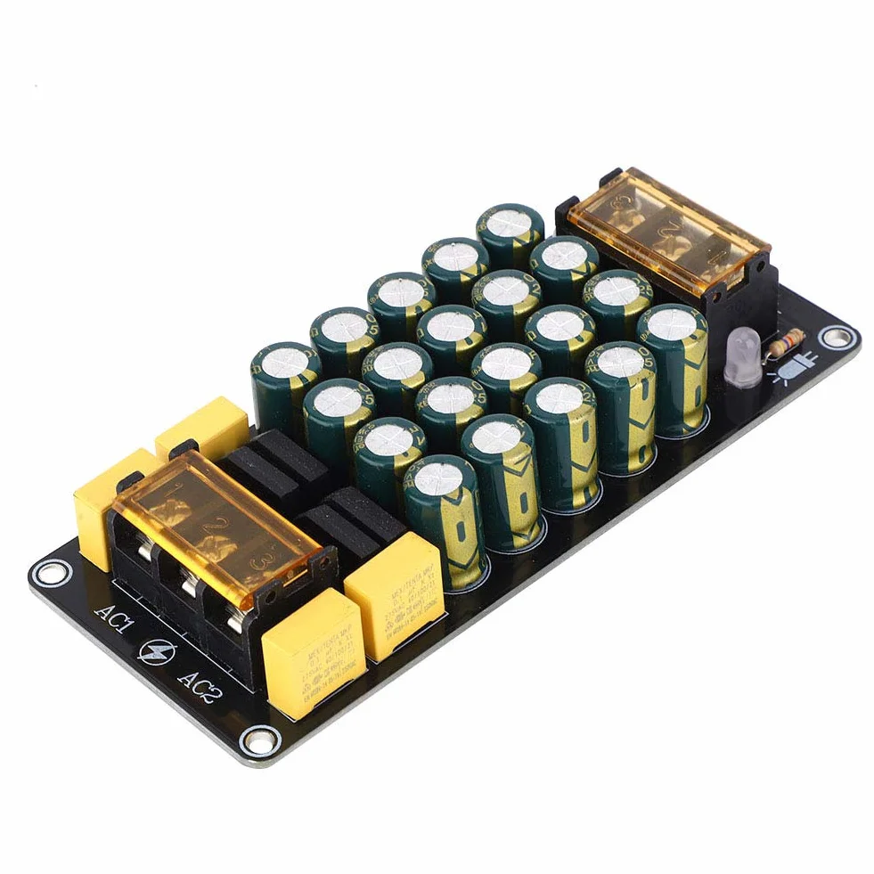 Prostownik, moduł Filtracji Prostownika, 1200 W 100 V 12 A, Podwójny Wzmacniacz Filtra Prostownika, Filtracja Rektyfikacyjna, Wzmacniacze Komponentów Audio
