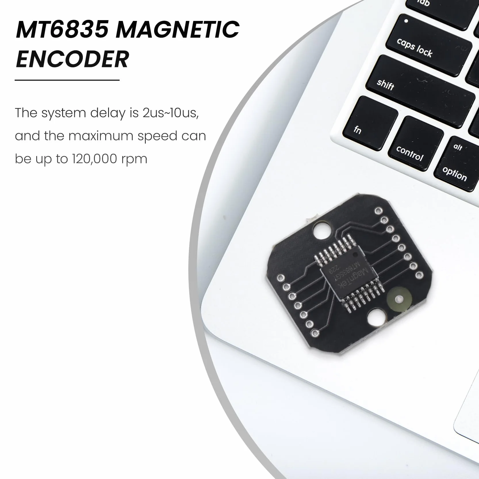 MT6835 magnetyczny moduł kodera PWM/SPI silnik bezszczotkowy 21 bitów, może zastąpić AS5048