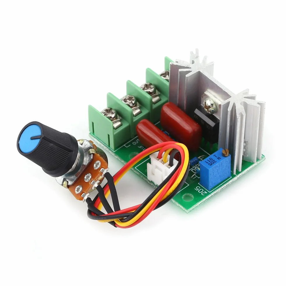 Elektryczny regulator napięcia SCR 2000W AC 50-220V moduł stabilizatora transformatora ściemniacz
