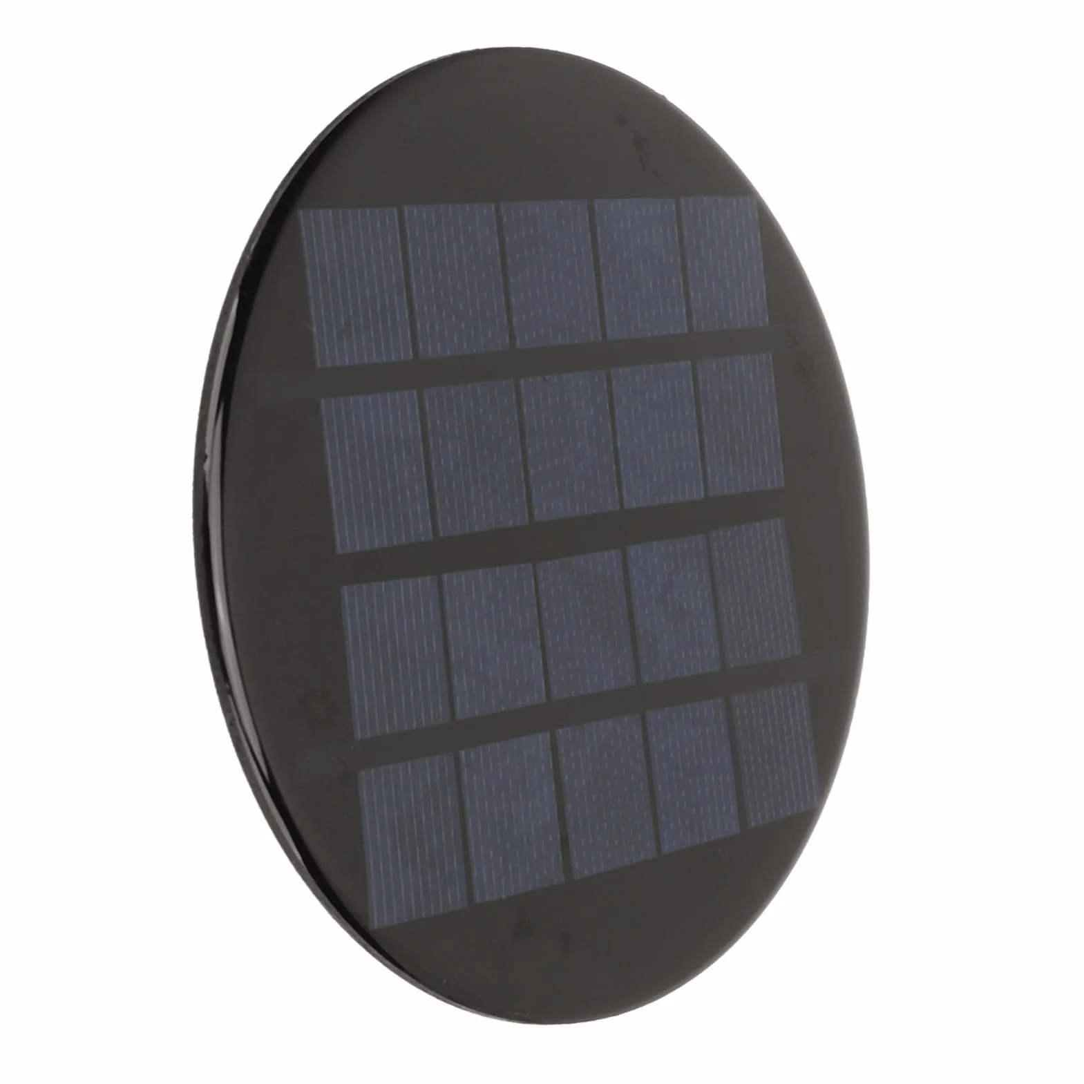 Mini okrągły panel ogniw słonecznych 1,1 W 5 V 120 mm akumulator 3,7 V mały moduł ogniw słonecznych z polikrystalicznego krzemu