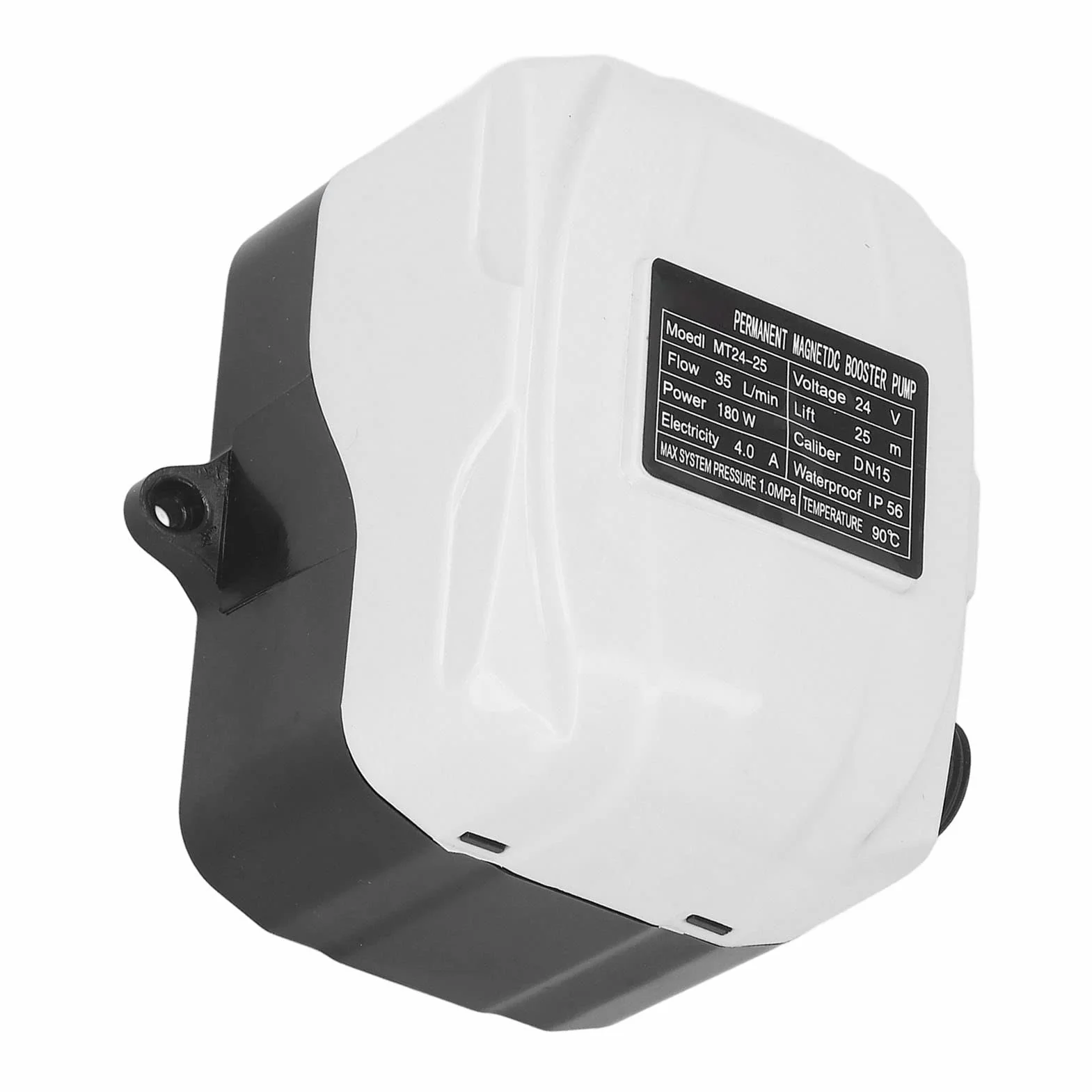 Automatyczna pompa wspomagająca, pompa wspomagająca ABS silnik z mosiądzu o wysokim ciśnieniu wody 180 W do prysznica zlewozmywaka kuchennego DC24V wtyczka europejska AC100‑240V 4,0A