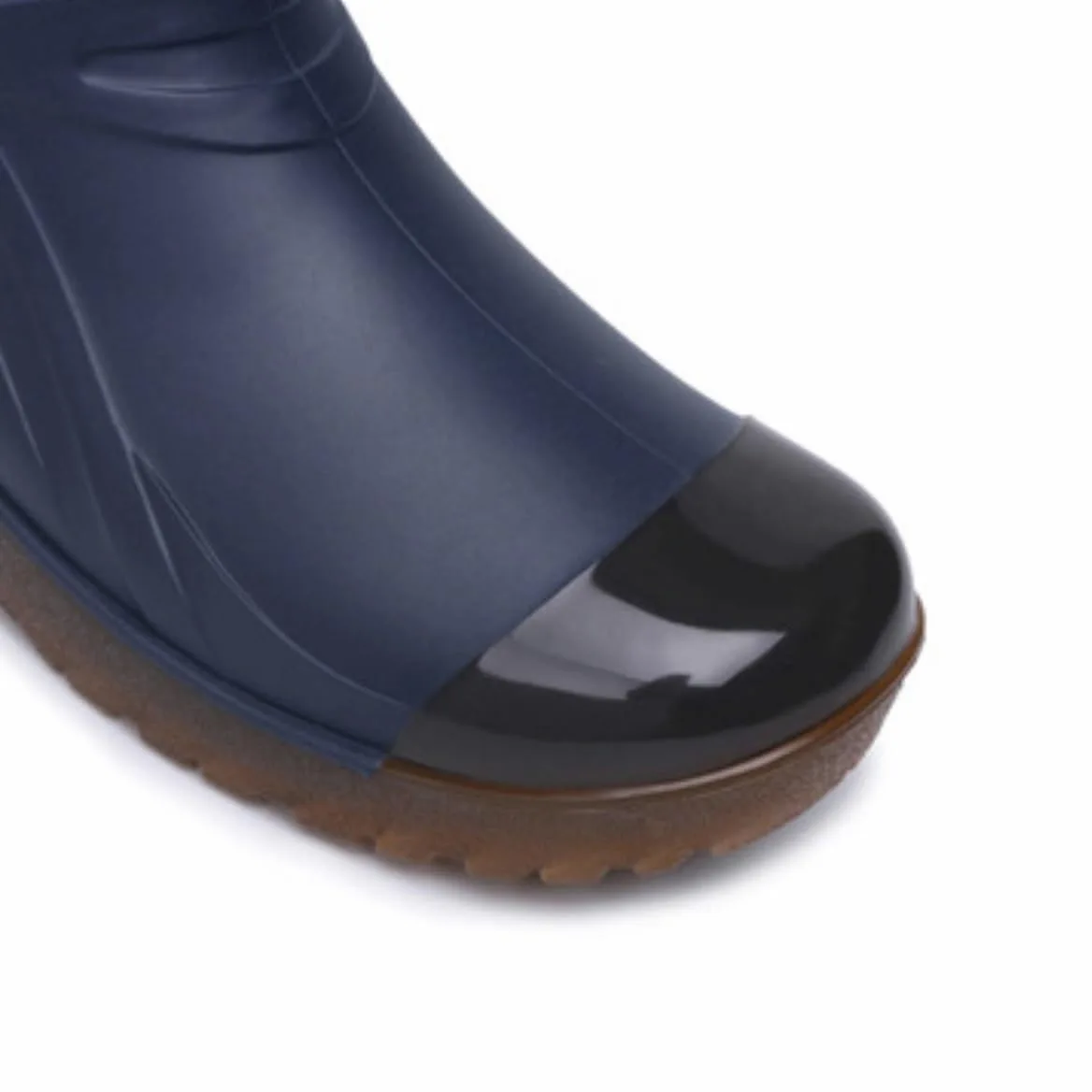 Buty Przeciwdeszczowe Męskie Kalosze Jednokolorowe, Buty Do Wody, Antypoślizgowe, Wodoodporne, Gumowe Modne