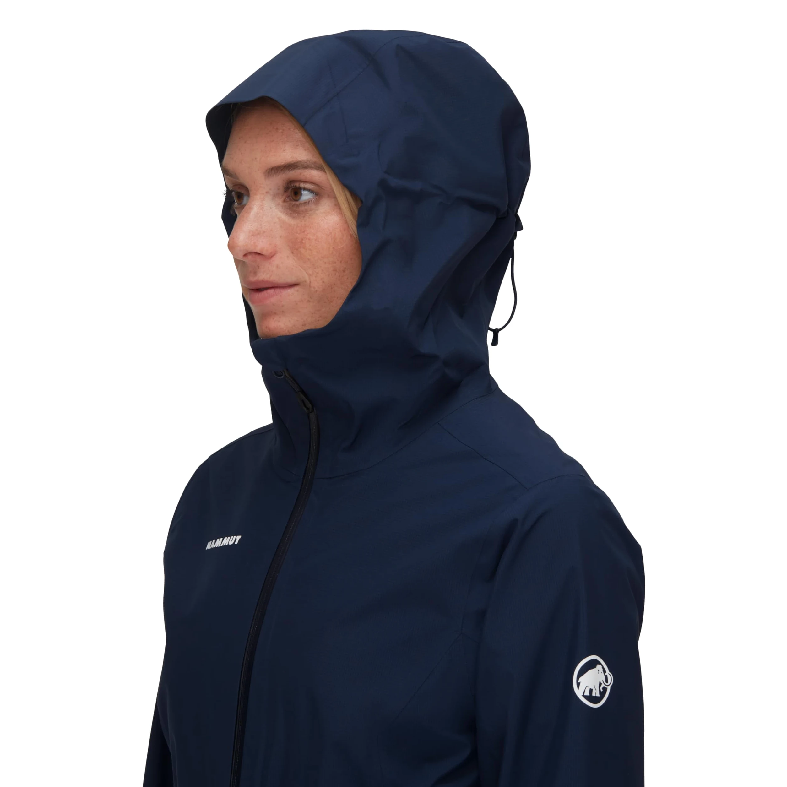 Mammut Alto Light HS Hooded Jacket Women – Lekka Kurtka Hardshell Damska z Kapturem | Trekkingowa, Wodoodporna i Oddychająca | Rozmiar M, Marine