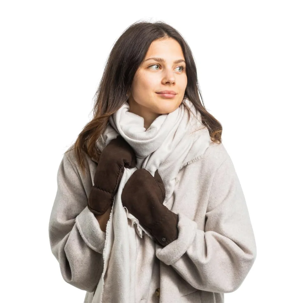 Rękawiczki ze skóry jagnięcej z czystej wełny merynosów, eleganckie uszyte, rękawiczki z jagnięcej skóry na zimę