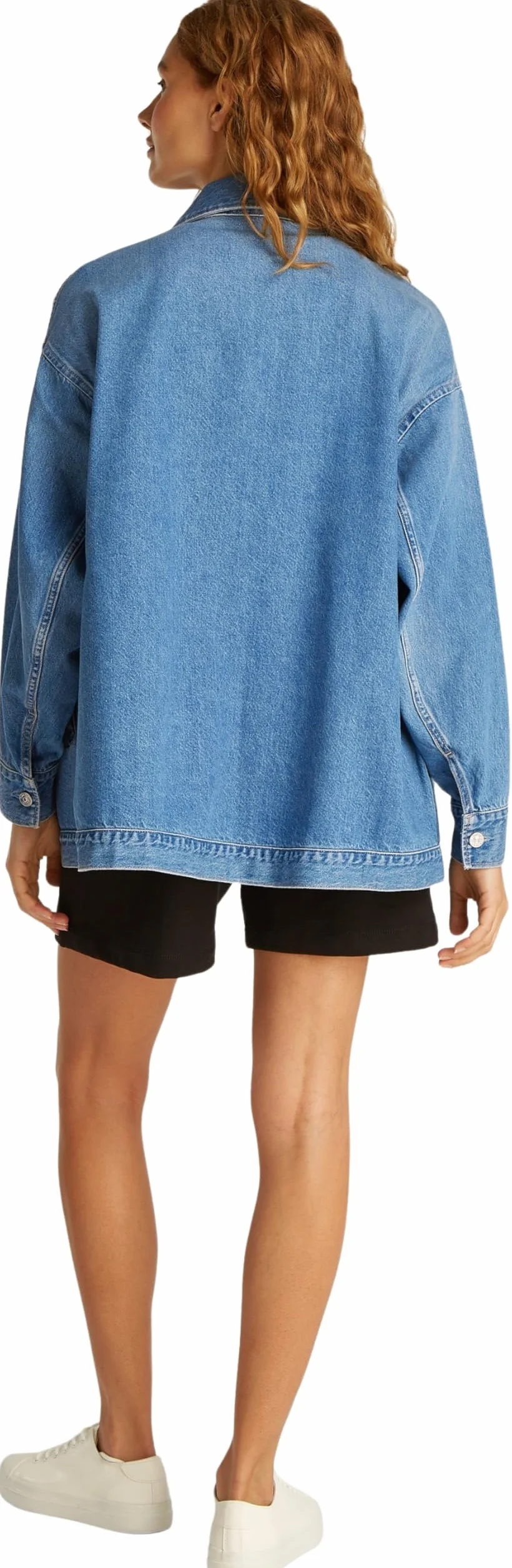 Calvin Klein Kurtka z kapturem Kobiety Denim Overshirt J20j225185