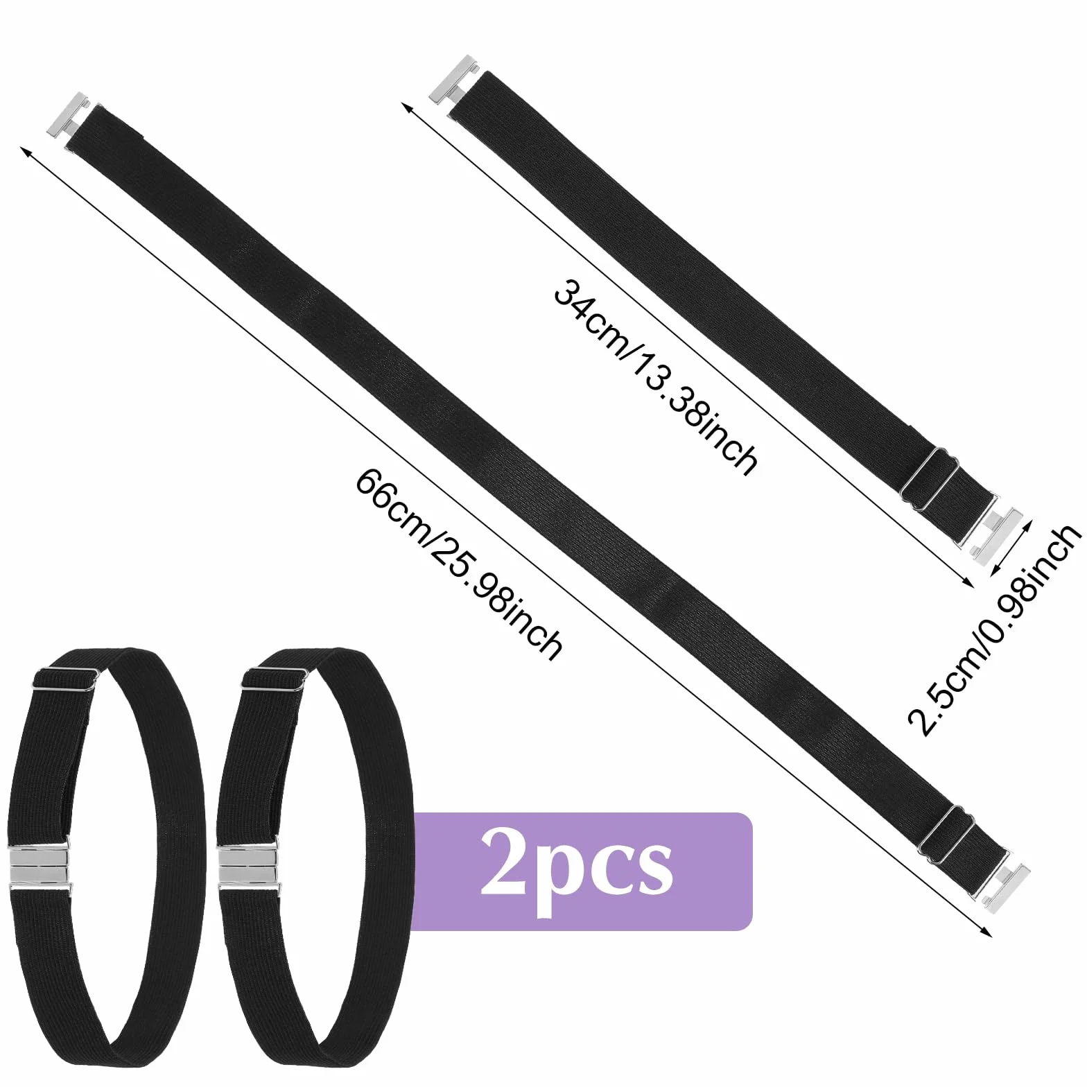 Giantree Damski pas do pończoch na udo, regulowany czarny pas do pończoch, pasek do uda plus size, opaski do pończoch na uda, biżuteria dla kobiet, na uda, elastyczny pas do pończoch i zestaw