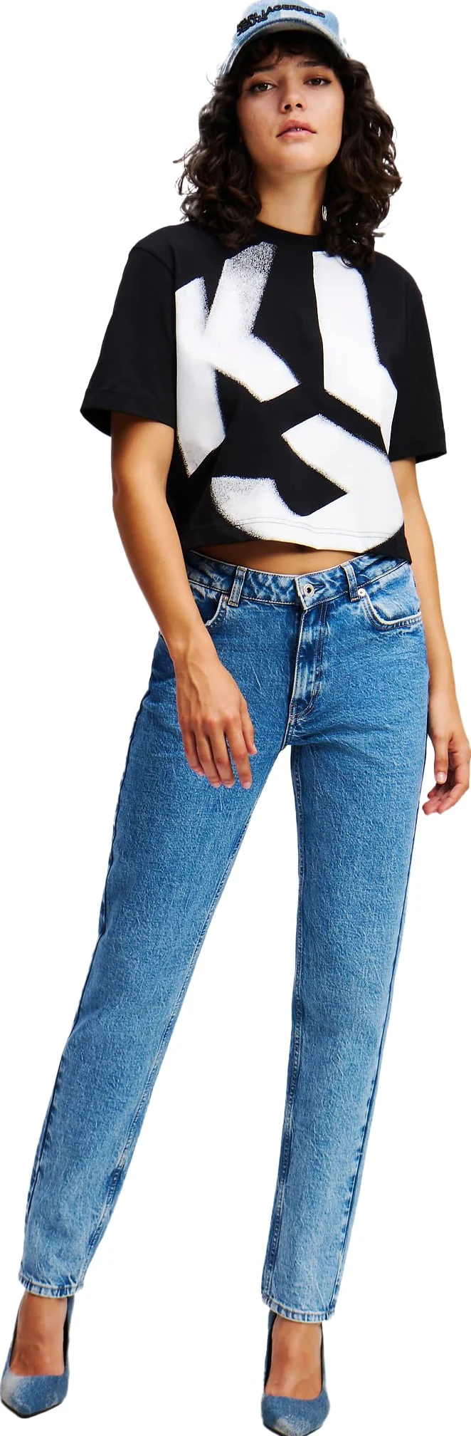 Karl Lagerfeld Jeans, Damskie, Mom Denim, Mom Fit