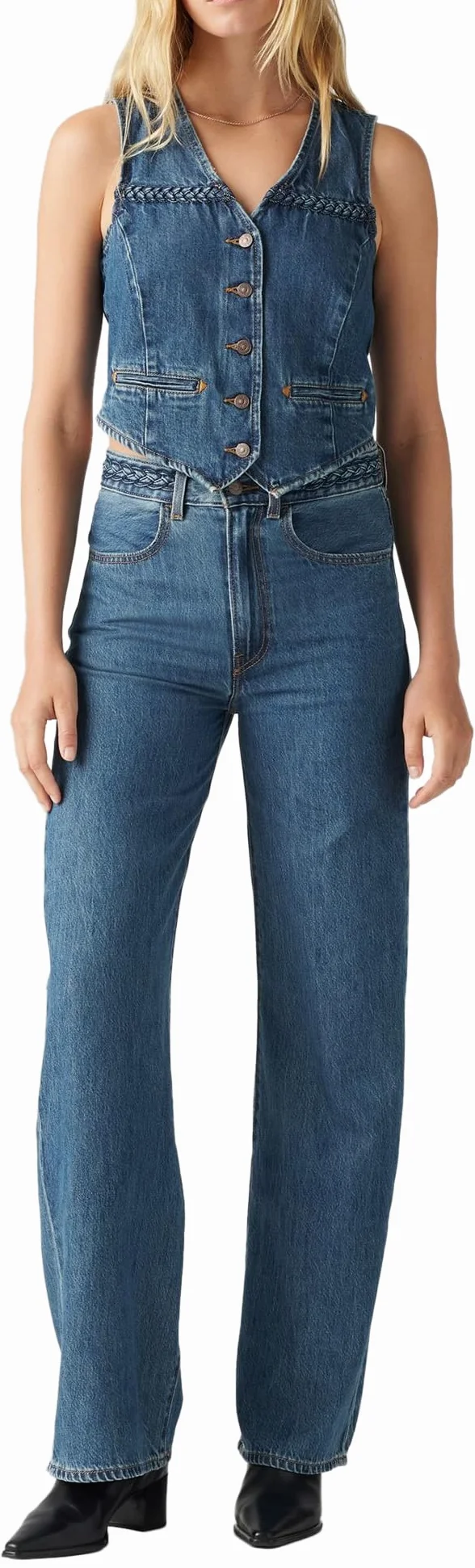 Levi's Ribcage Wl Braided - Dżins Kobiety