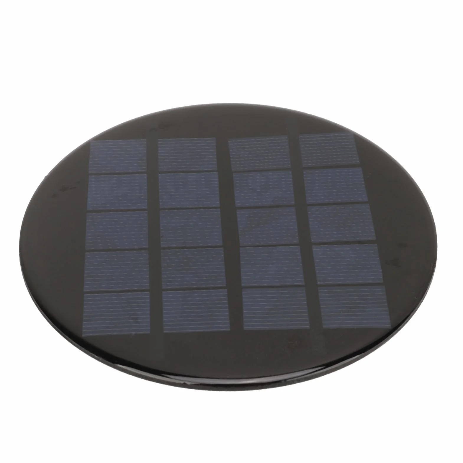 Mini okrągły panel ogniw słonecznych 1,1 W 5 V 120 mm akumulator 3,7 V mały moduł ogniw słonecznych z polikrystalicznego krzemu
