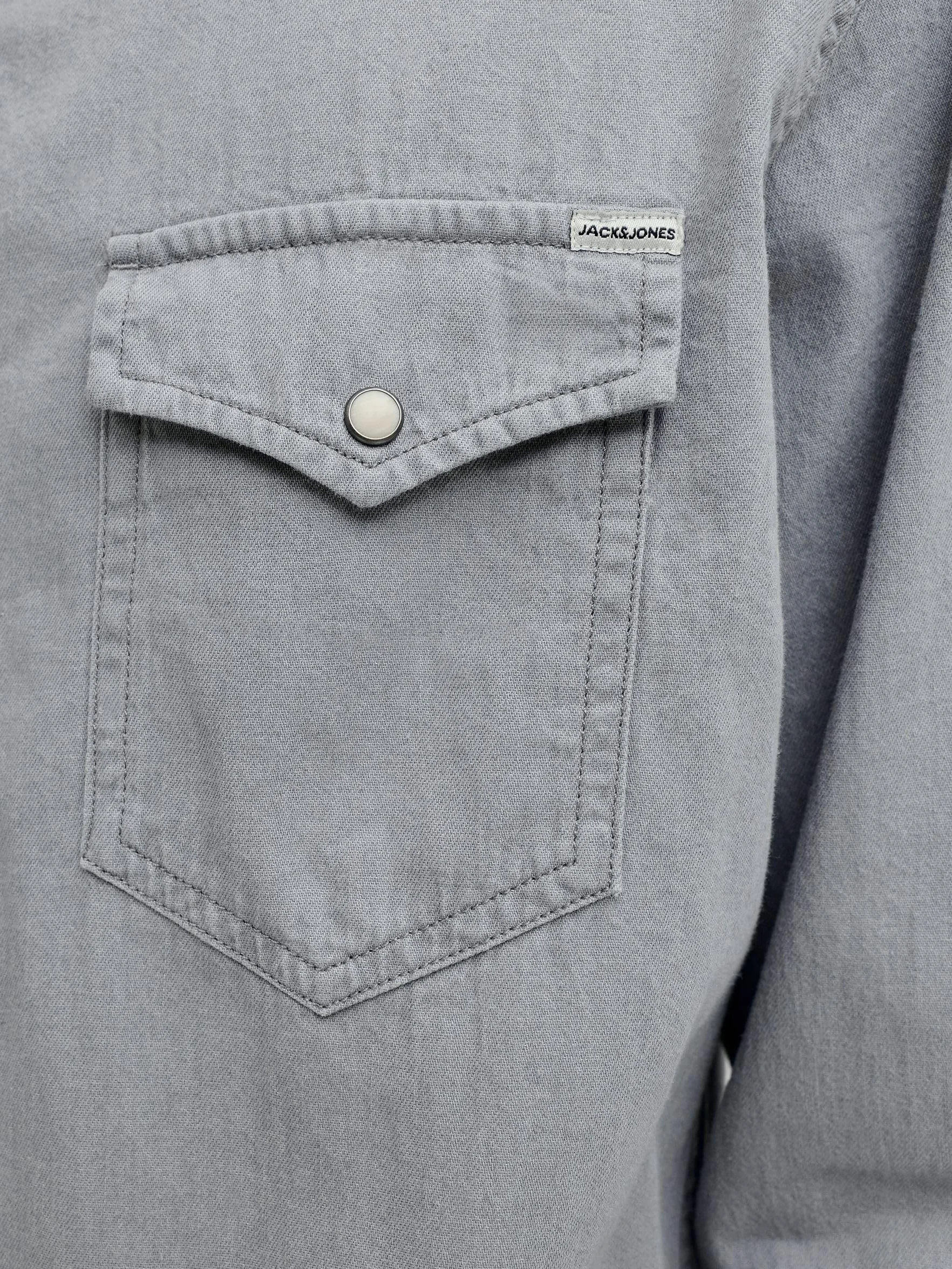 JACK & JONES Jjesheridan L/S Noos Koszulka Mężczyźni