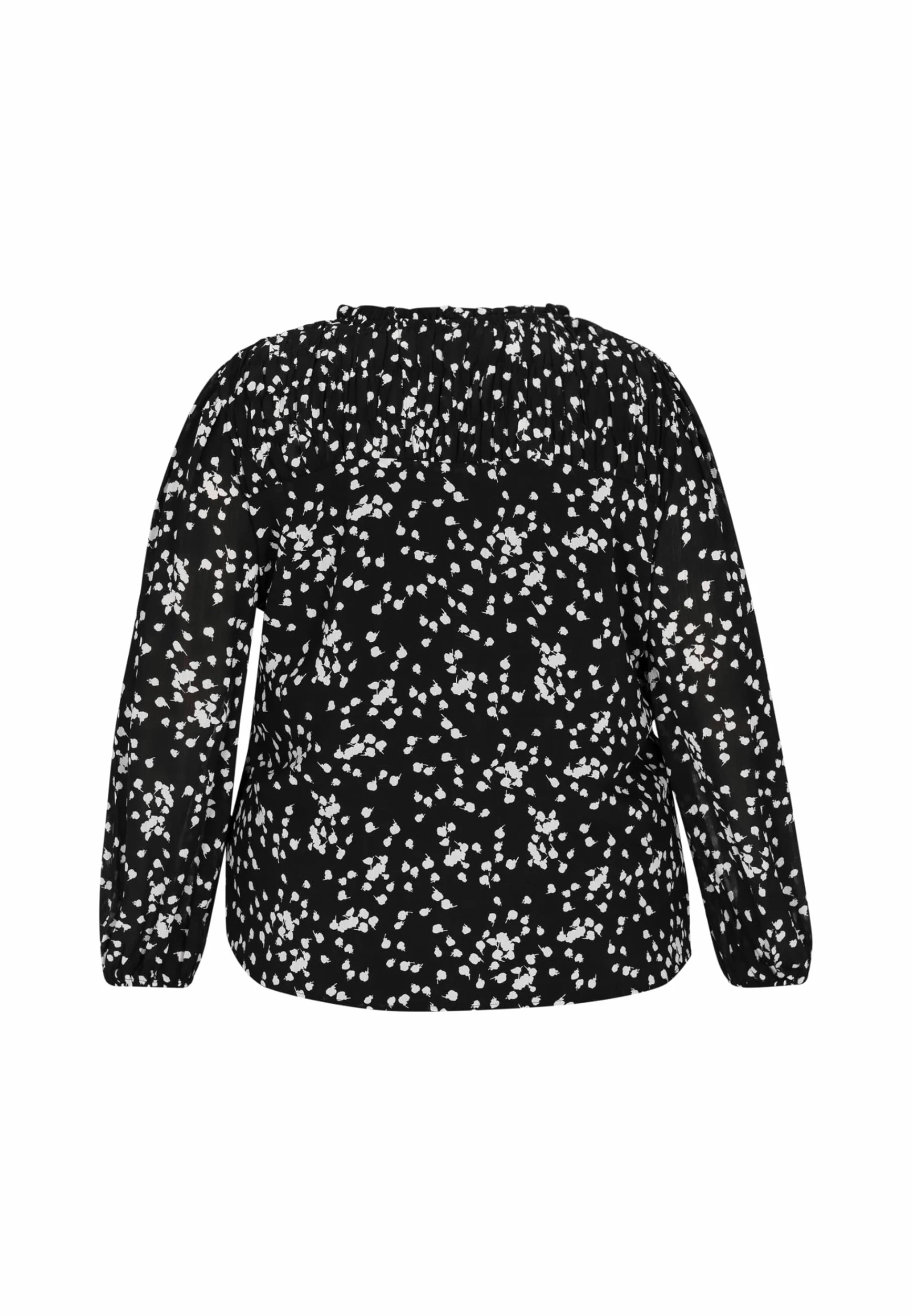 caspio Damska bluzka plus size, czarna