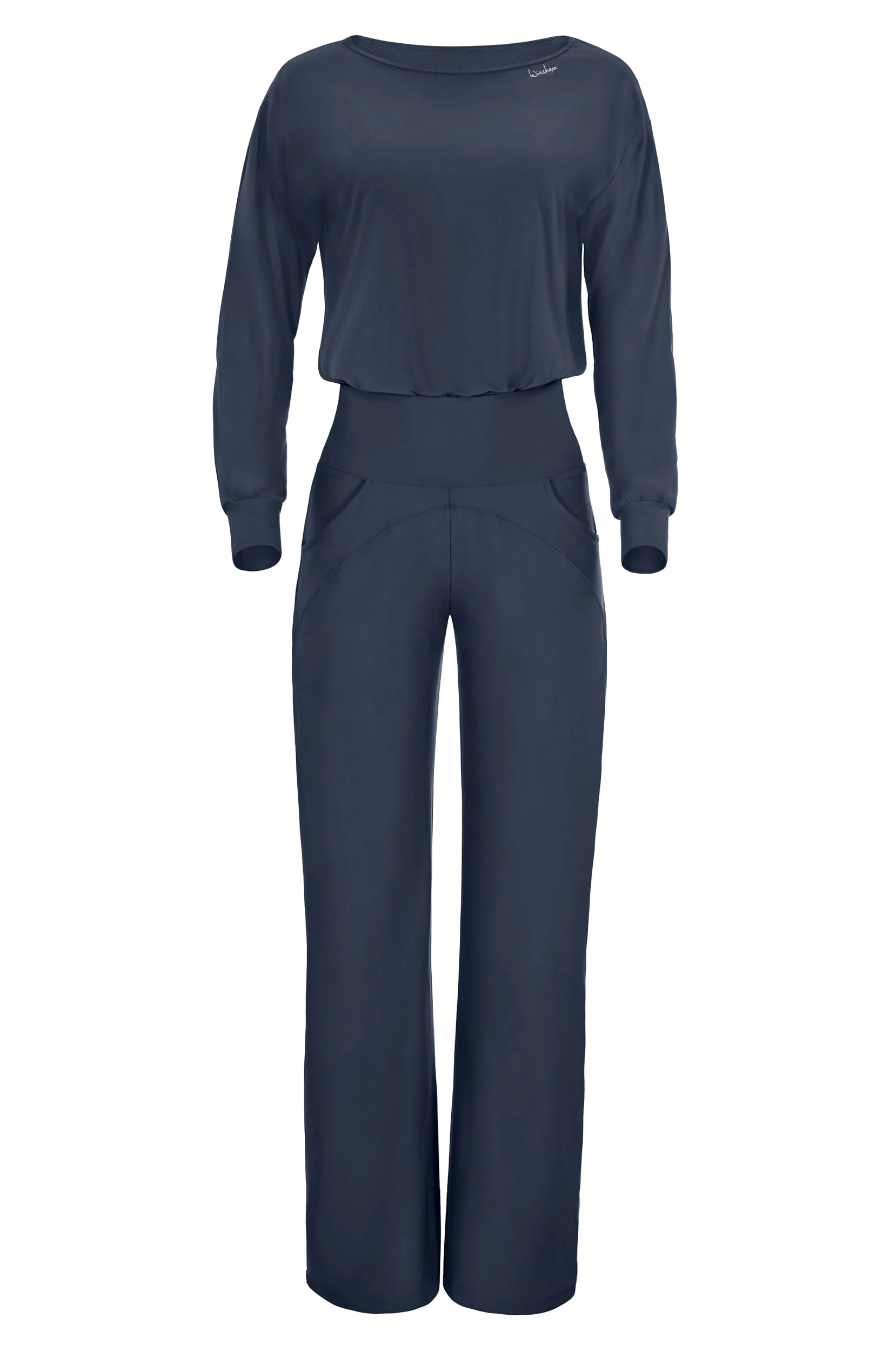 WINSHAPE Funkcjonalny komfortowy kombinezon damski Js101lsc, antracytowy, M, Antracyt, M