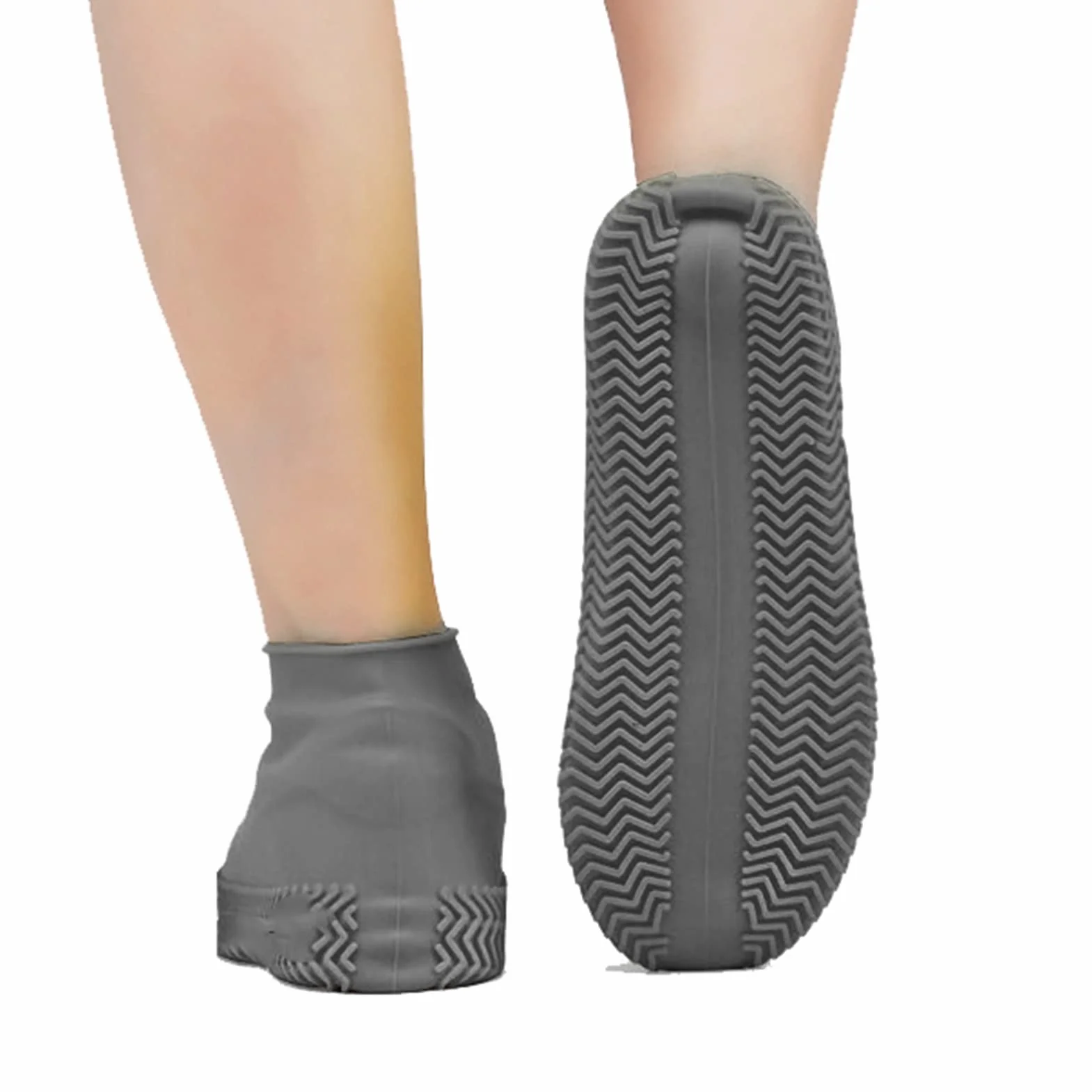 1 para Wodoodporny Silikonowy Pokrowiec na Buty Resuable Outdoor Przeciwdeszczowe Ochraniacze na Buty dla Kobiet Mężczyzn