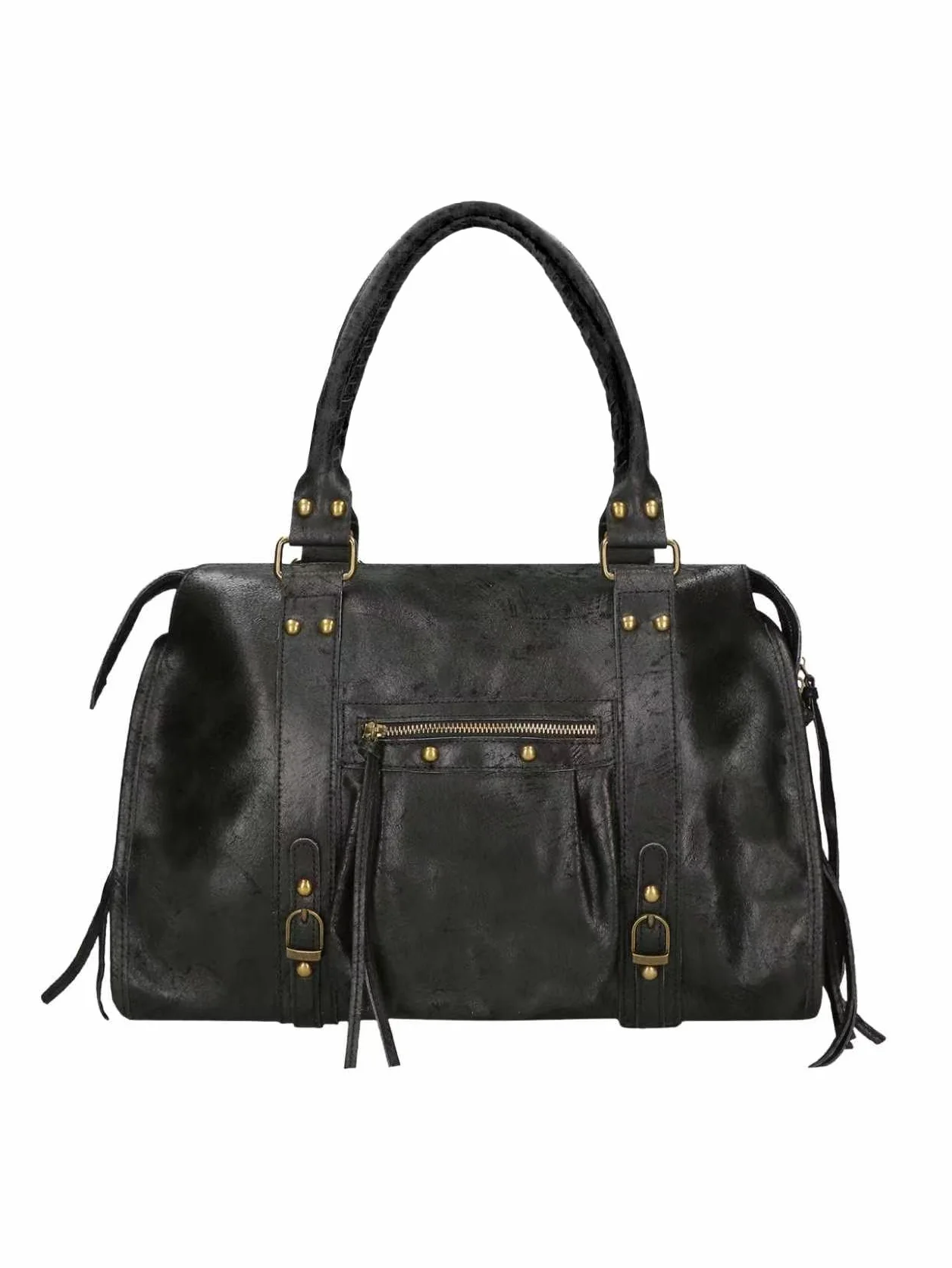 Gave Lux GLX220609023FBG Damska torba na ramię z naturalnej skóry zamszowej, Produkt wykonany ręcznie. wyprodukowano we Włoszech, jasna skóra, 41 x 28 x 13 cm