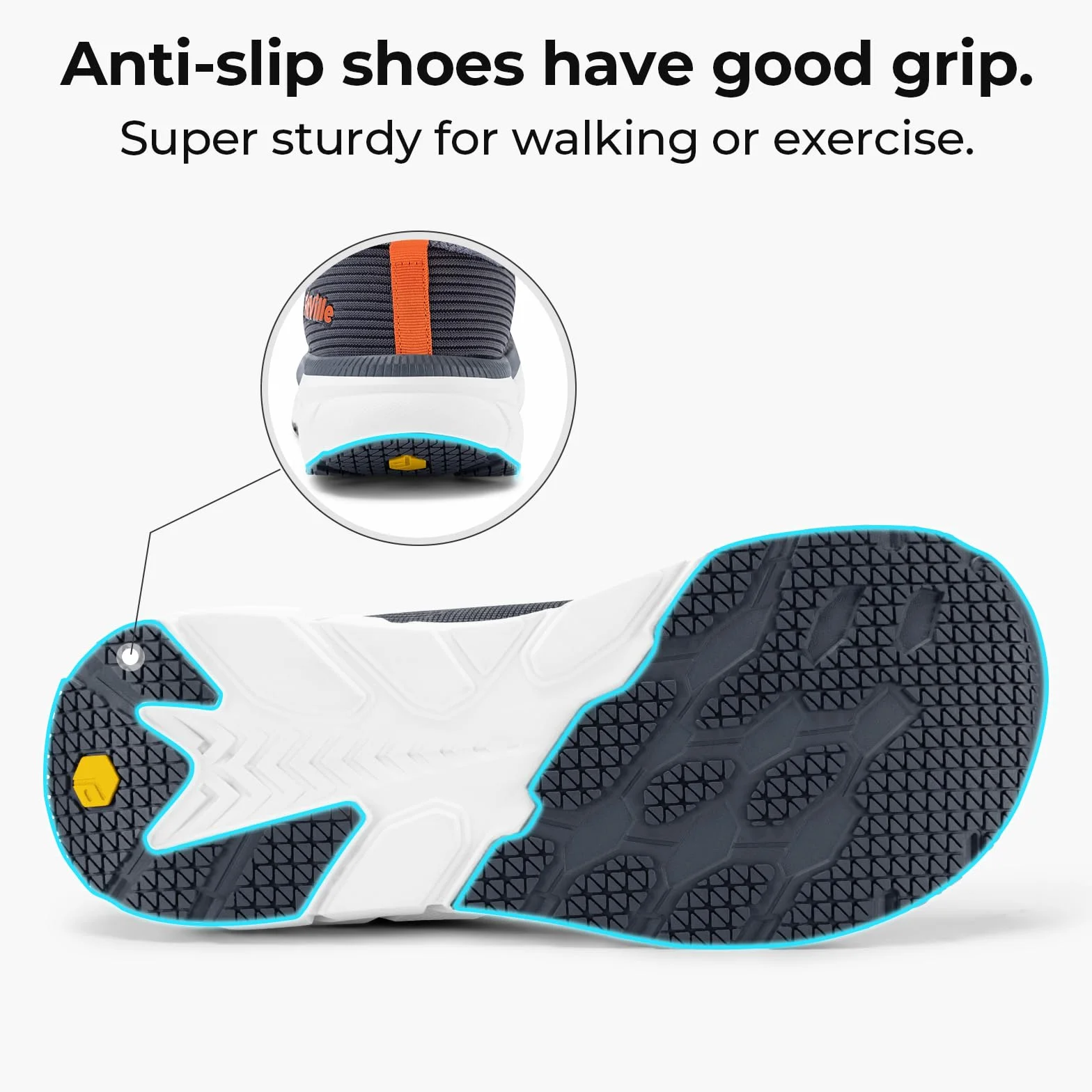 Fitville Extra Wide Buty Do Biegania Męskie Buty Do Biegania Amortyzowane Buty Sportowe Lekkie, Oddychające Trampki Tenisówki Fitness Buty Do Chodzenia V1