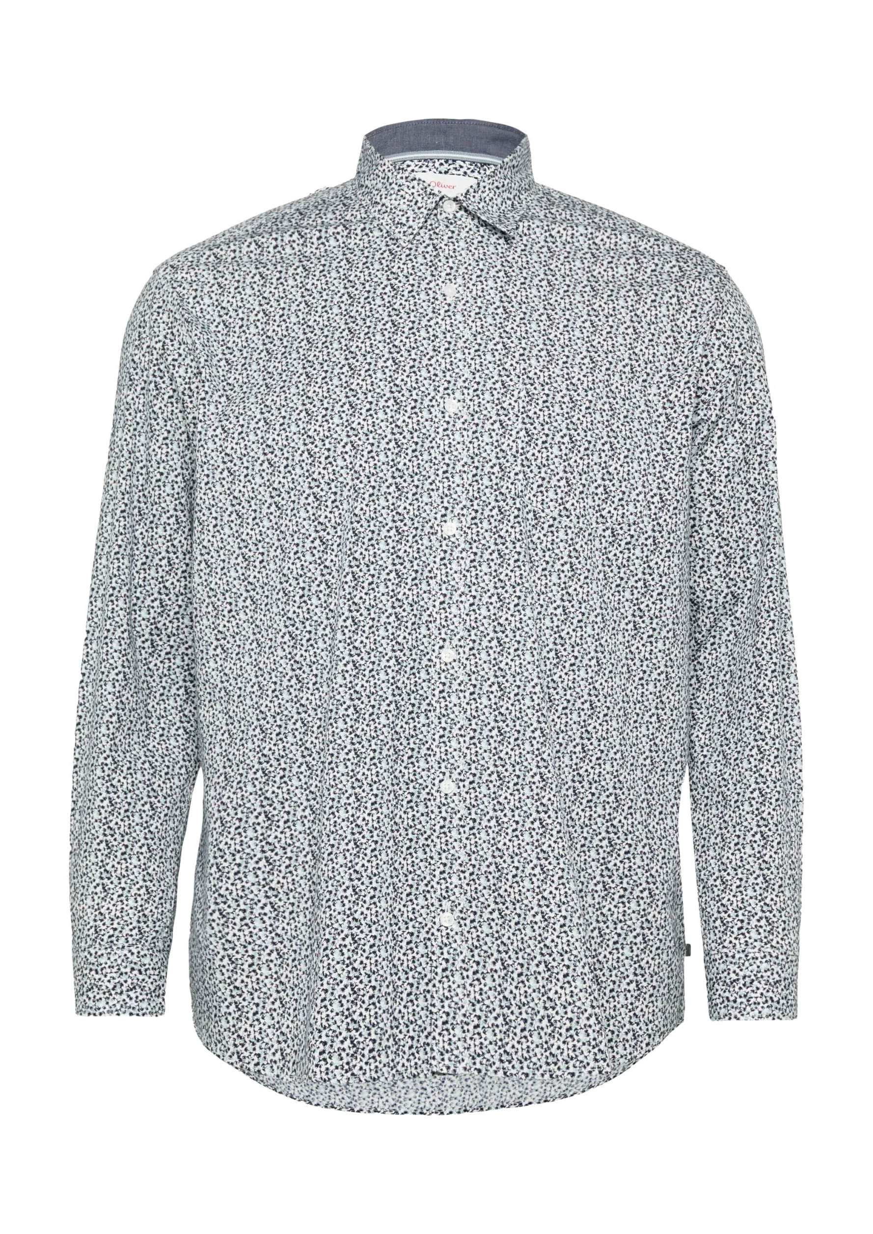 s.Oliver Big Size koszula z długim rękawem, krój slim fit, 01A1, XXL