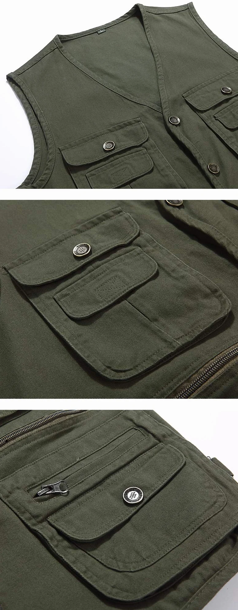 Męska kamizelka wędkarska na co dzień lekka oddychająca kamizelka fotograficzna Outdoor Multi Pocket Utility kamizelka Safari turystyka kamizelka podróżna bez rękawów