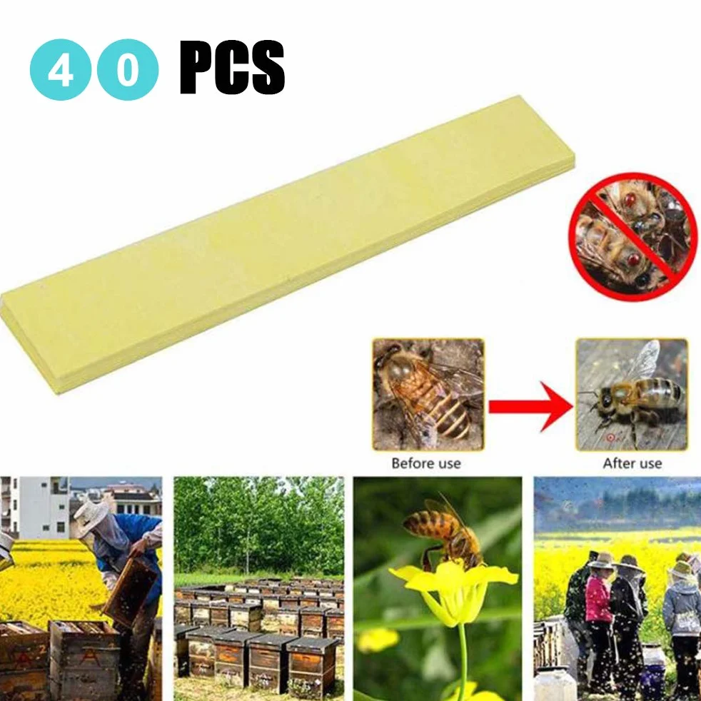 Manhao Fluvalinate paski 40 szt. Manhao Fluvalinate paski roztocza Varroa medycyna pszczelarska