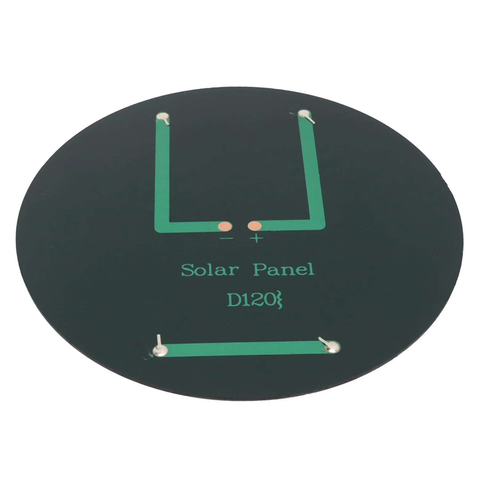 Mini okrągły panel ogniw słonecznych 1,1 W 5 V 120 mm akumulator 3,7 V mały moduł ogniw słonecznych z polikrystalicznego krzemu