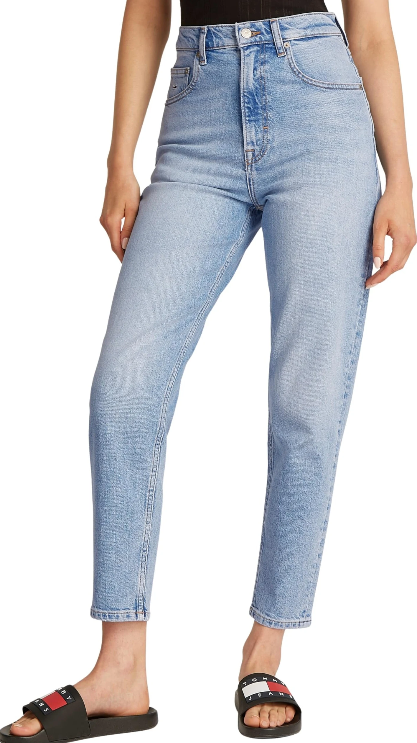 Tommy Jeans Mom Jean Uh Tpr Bi0112 Dw0dw20041 - Stożkowy Kobiety