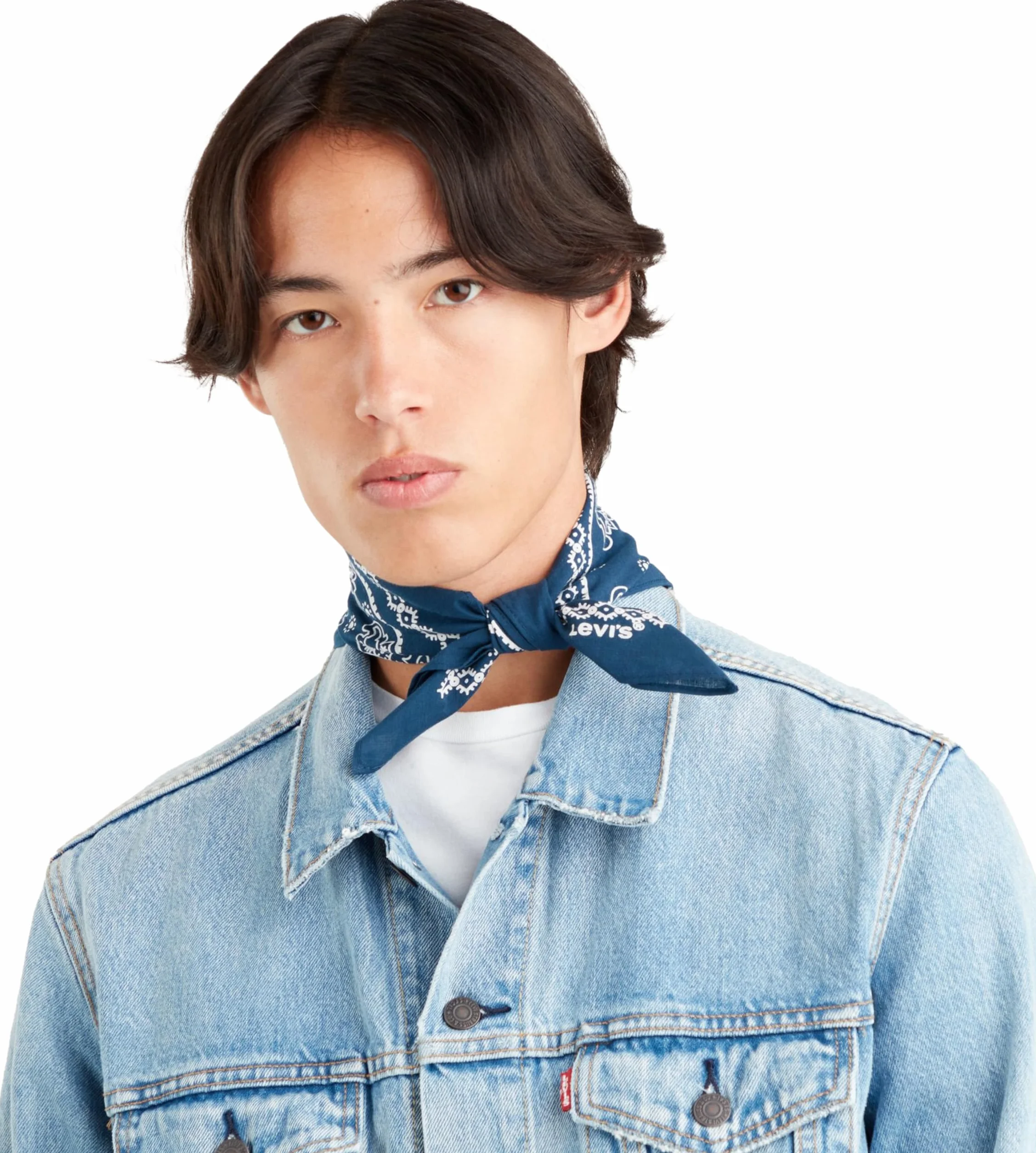 Levi's Męska chusta 221658-6, granatowy, Rozmiar uniwersalny