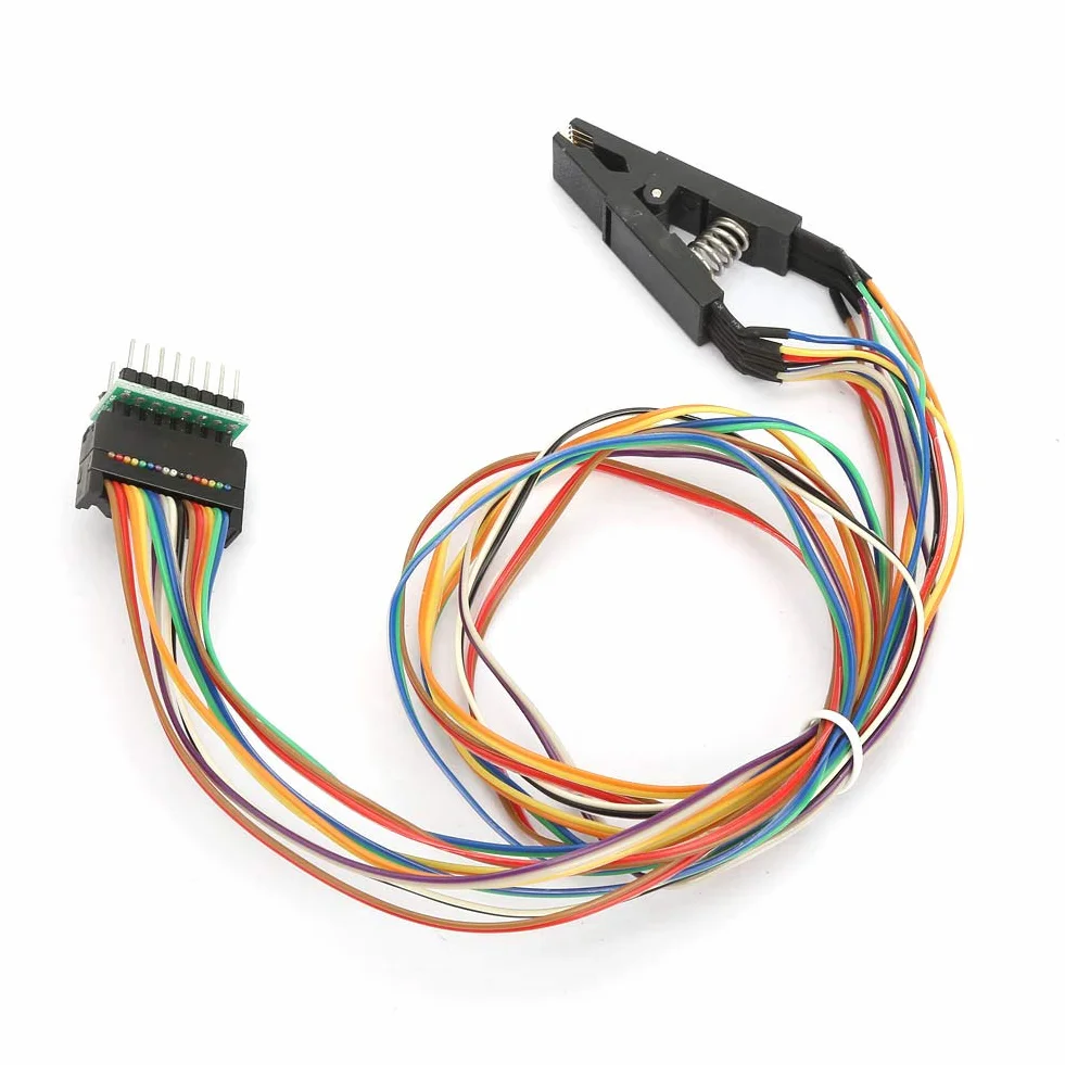 SOP16 do DIP8 klips błyskowy programator klips testowy SOP16 SOIC16 16-pinowy zacisk testowy IC SOP16 do DIP8 klips błyskowy